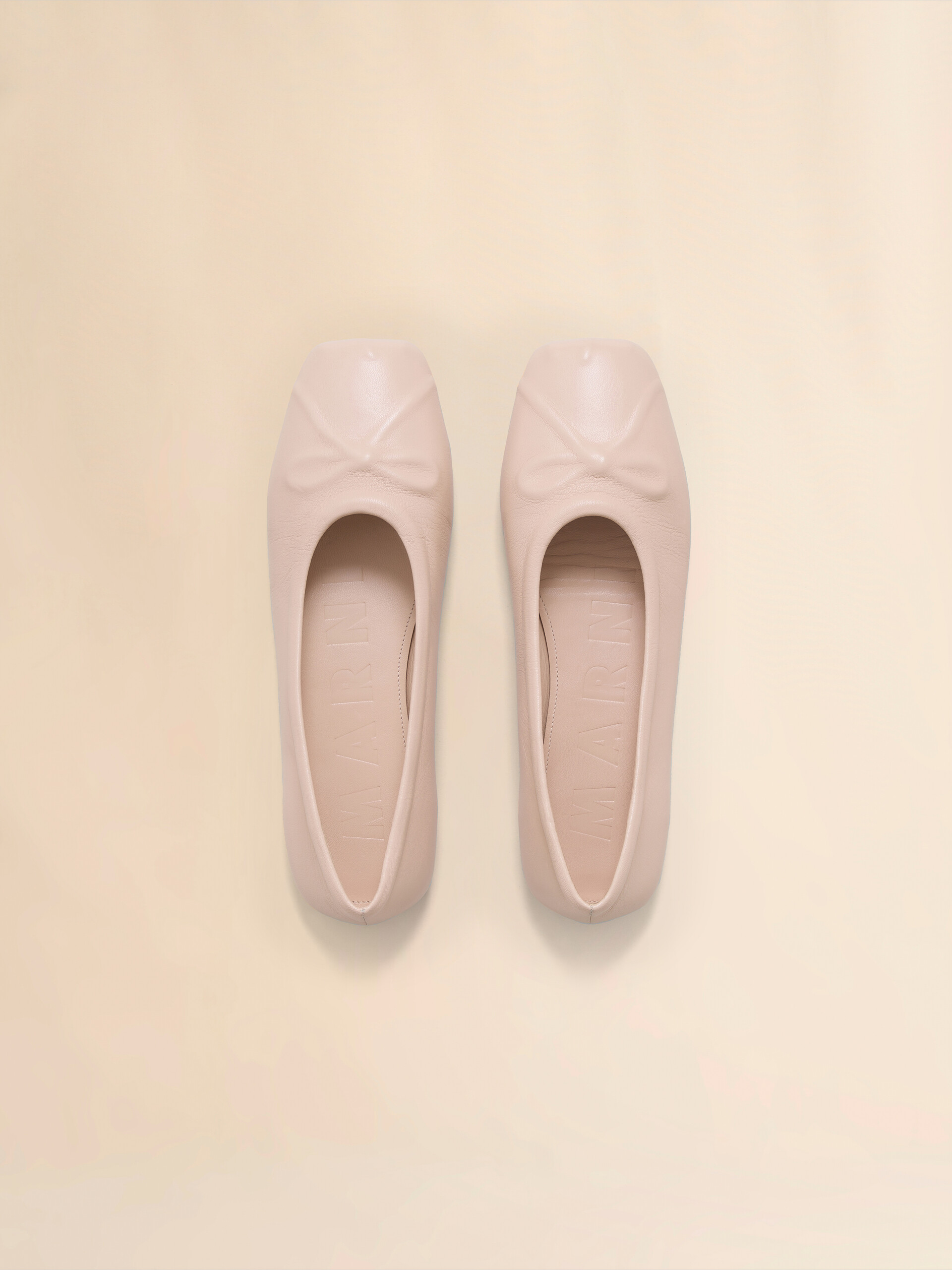 Ballerines Little Bow en cuir nappa rose - Ballerines - Image 4