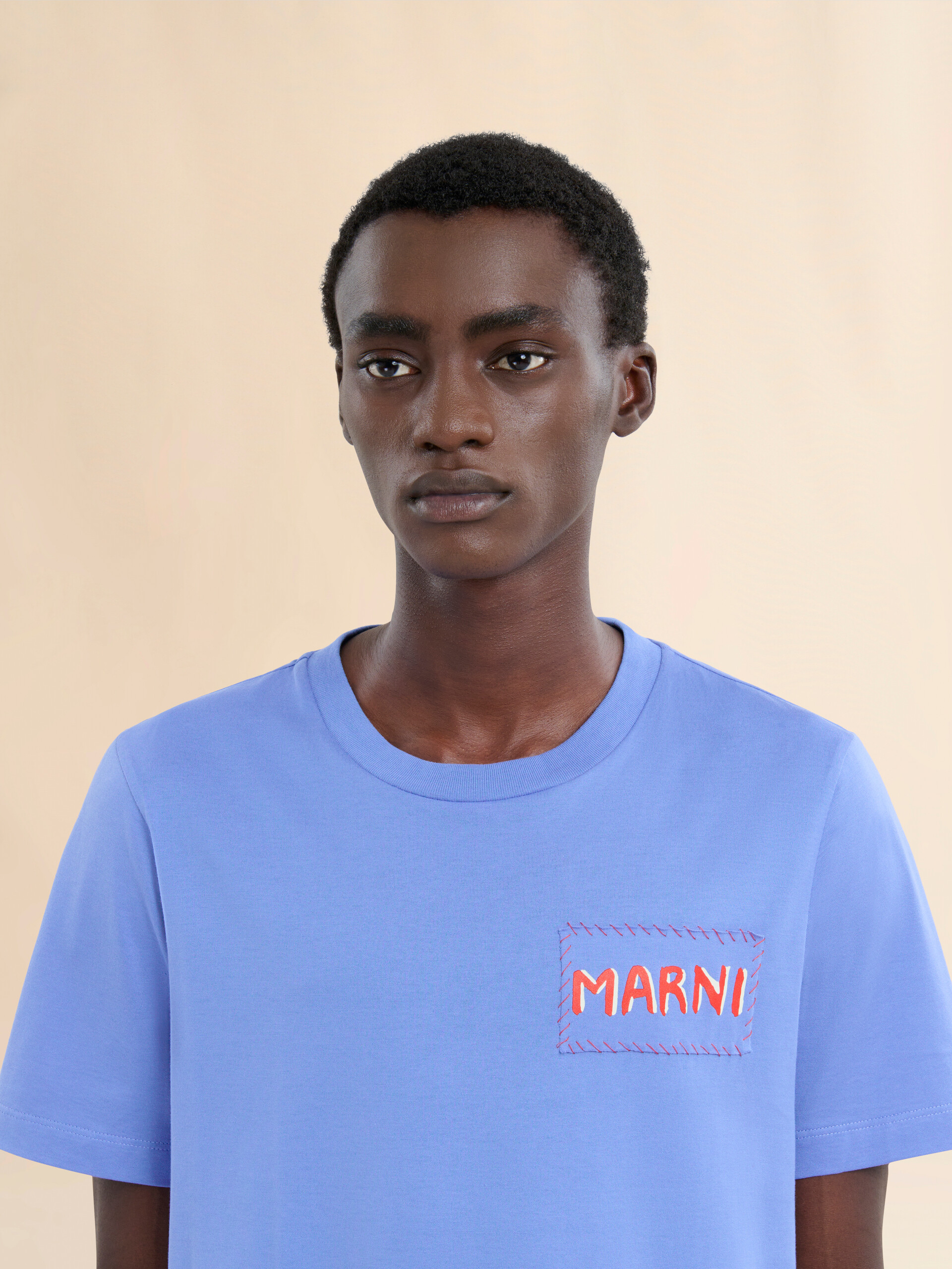 Indigo crew neck T-shirt - Shirts - Image 4