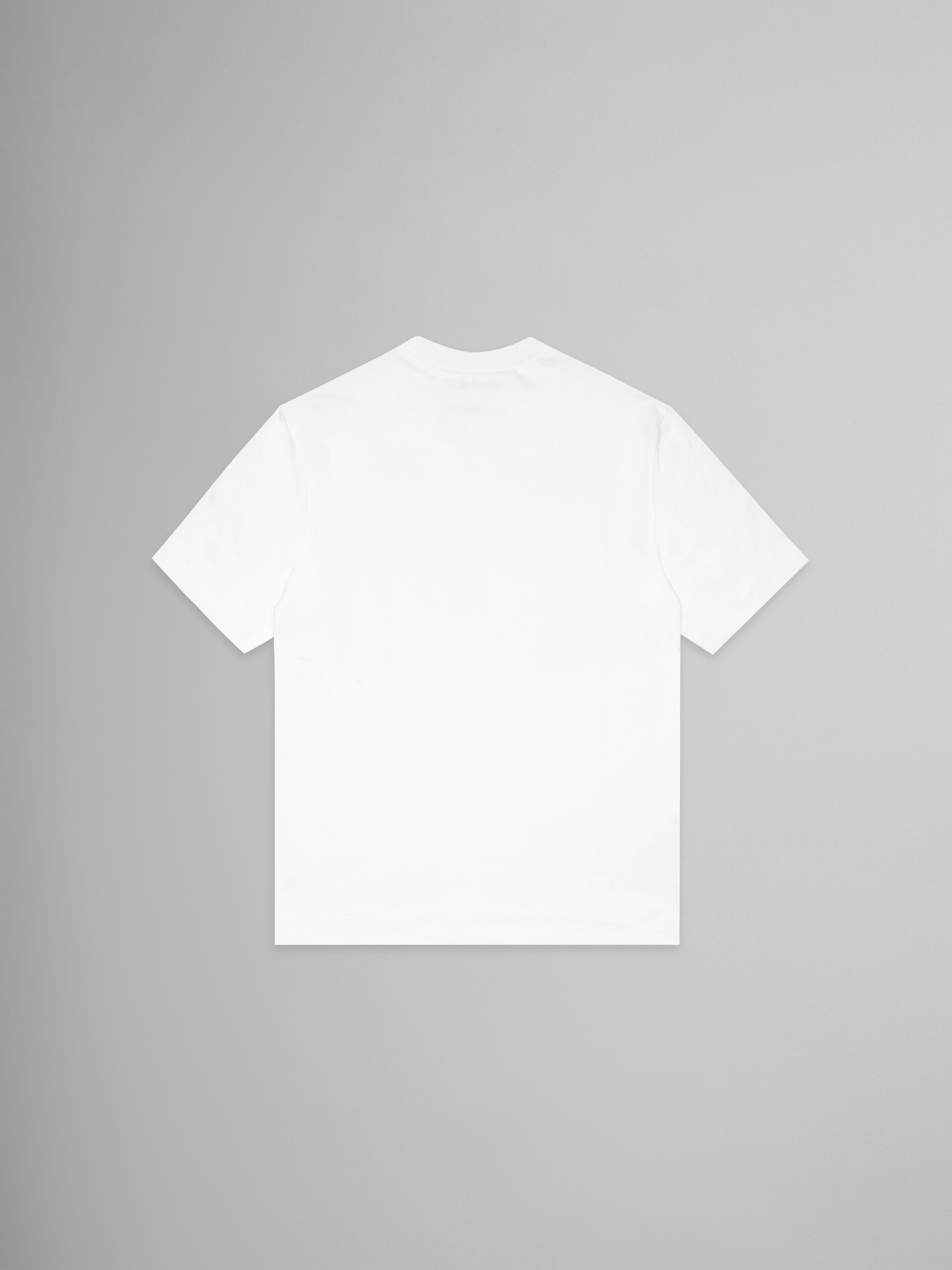 T-shirt blanc avec imprimé Frog - T-shirts - Image 2