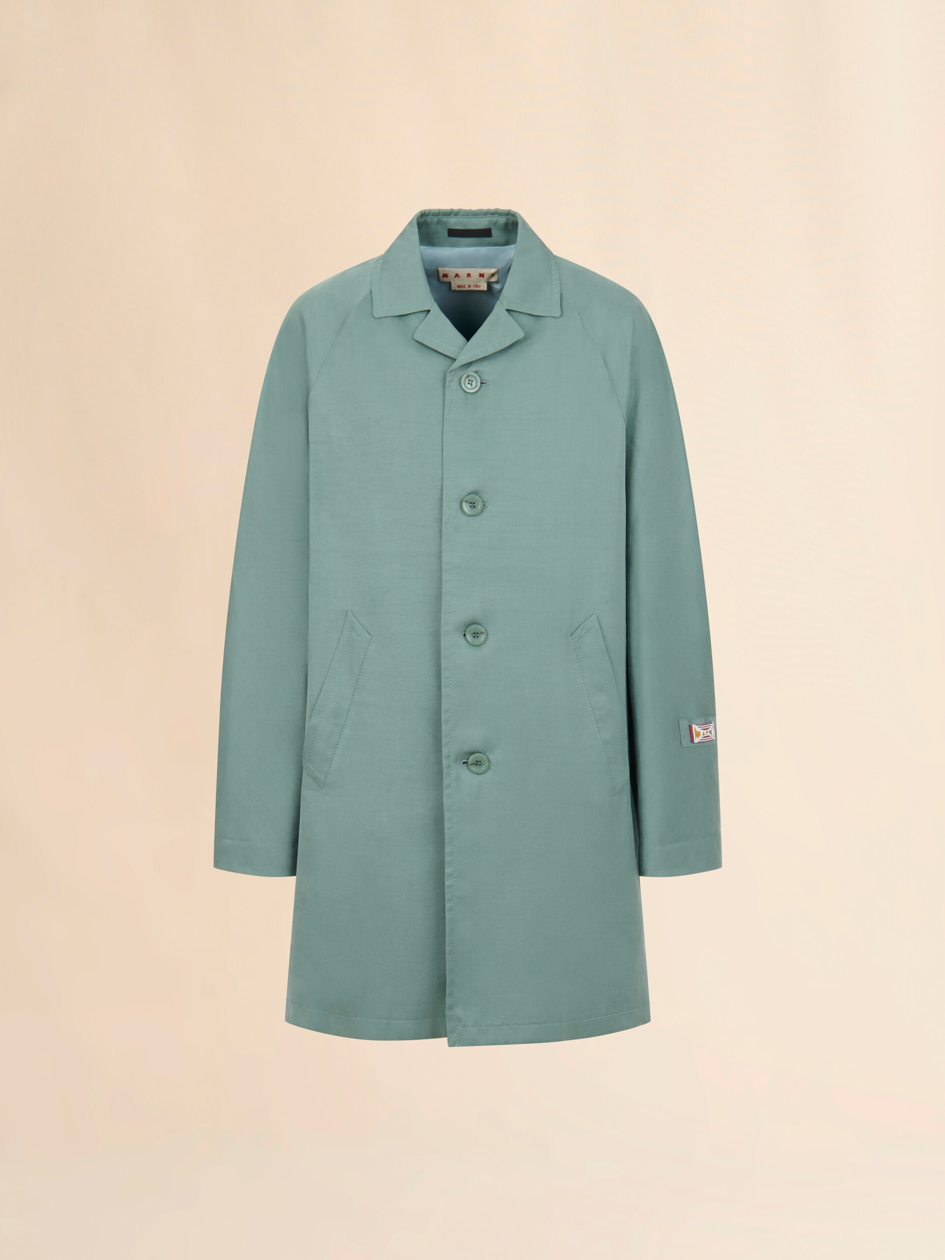 グリーン サテンダスターコート - コート - Image 1