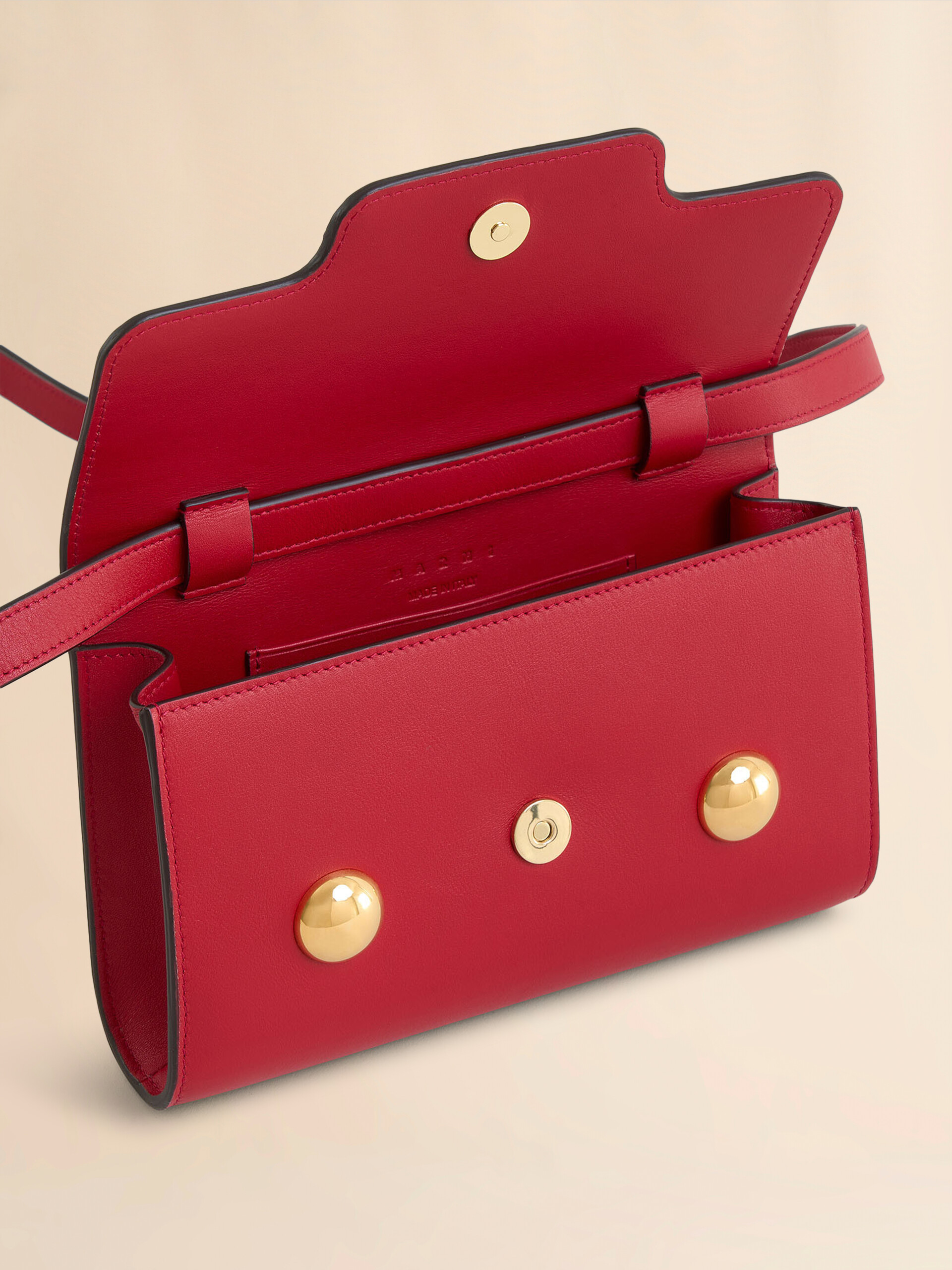 Light brown leather Trunkaroo clutch - Pochettes - Image 3