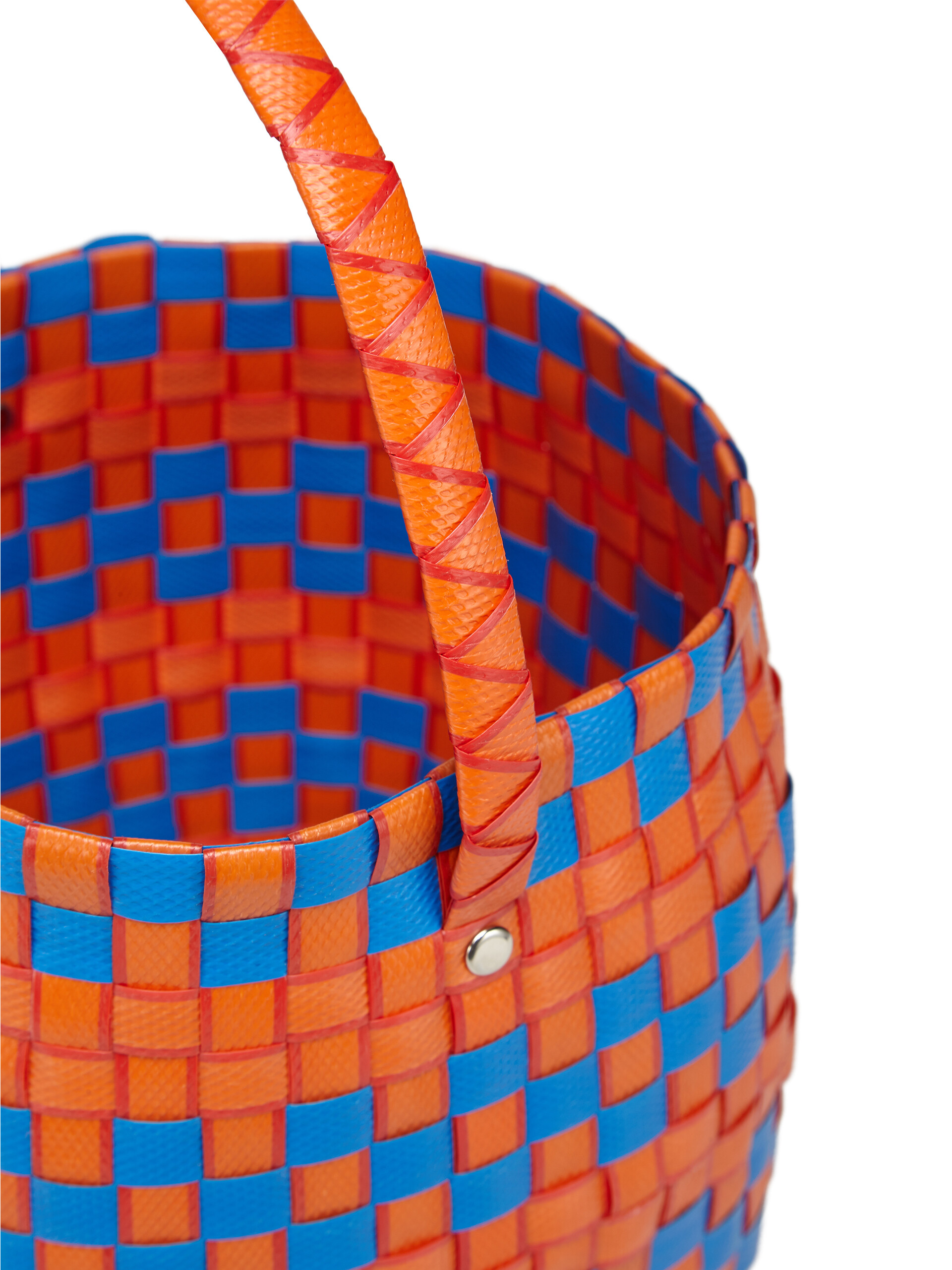 オレンジ ウォーブン素材製 MARNI MARKET POD BASKETバッグ - ショッピングバッグ - Image 4
