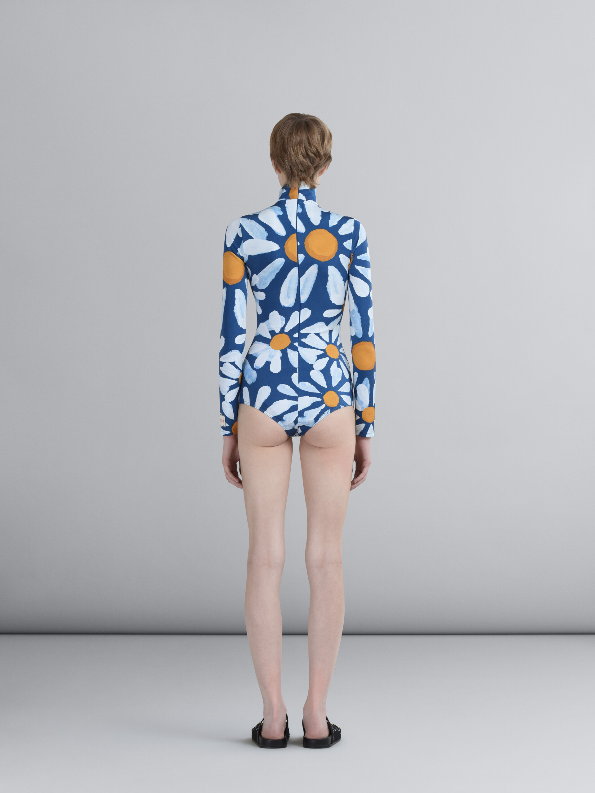 Blue Euphoria print stretch bodysuit - Swimwear - Image 3