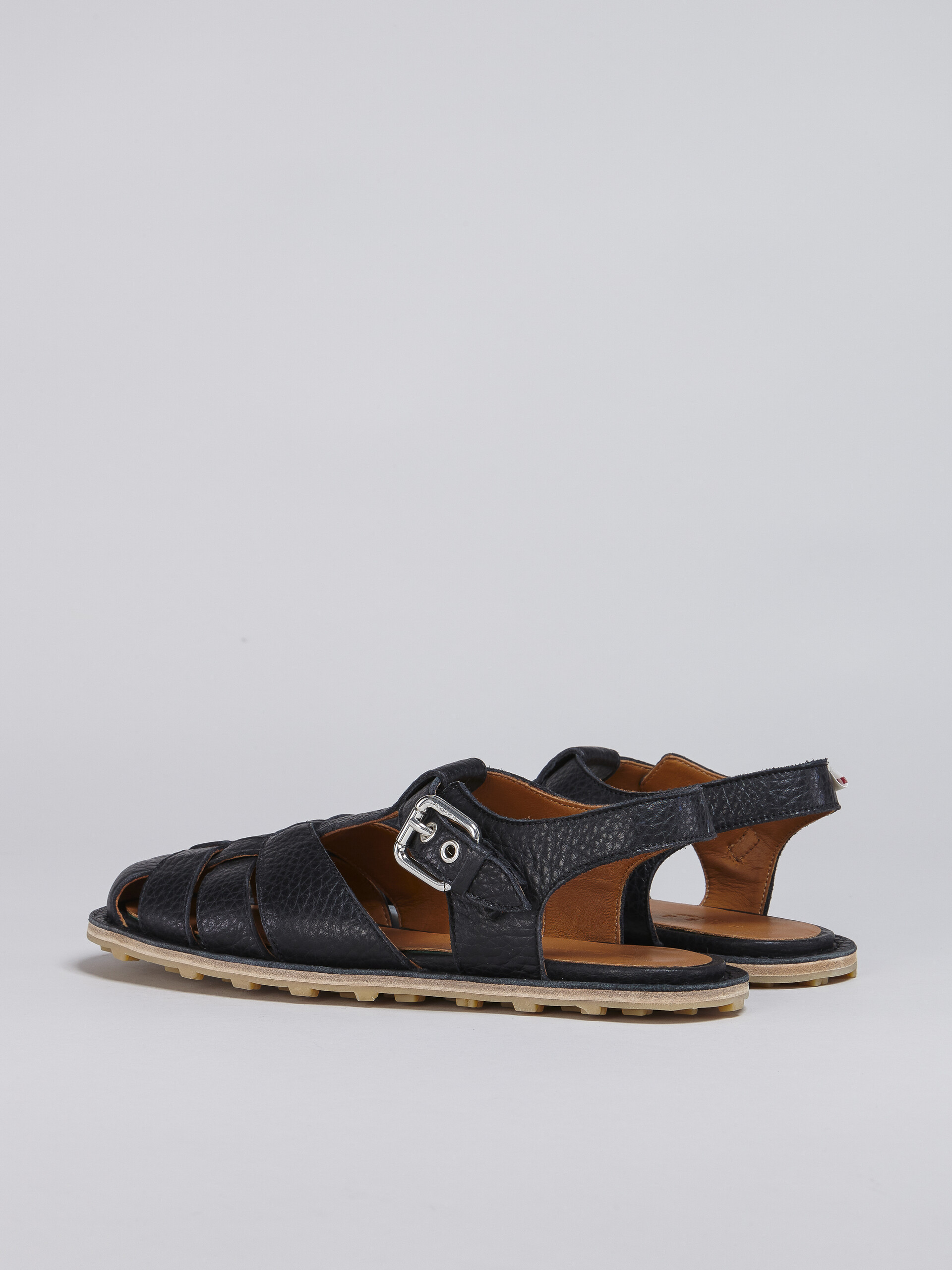 Grained calf leather Fisherman sandal - Sandals - Image 3