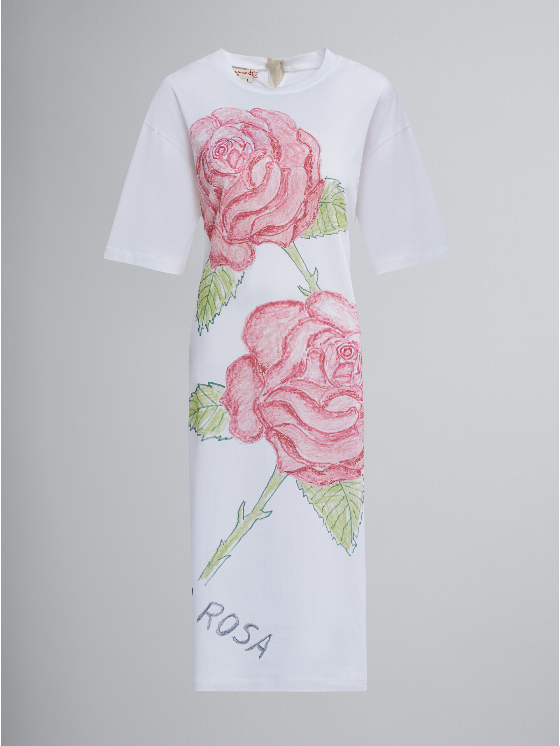 La Rosa print cotton jersey dress - Dresses - Image 1