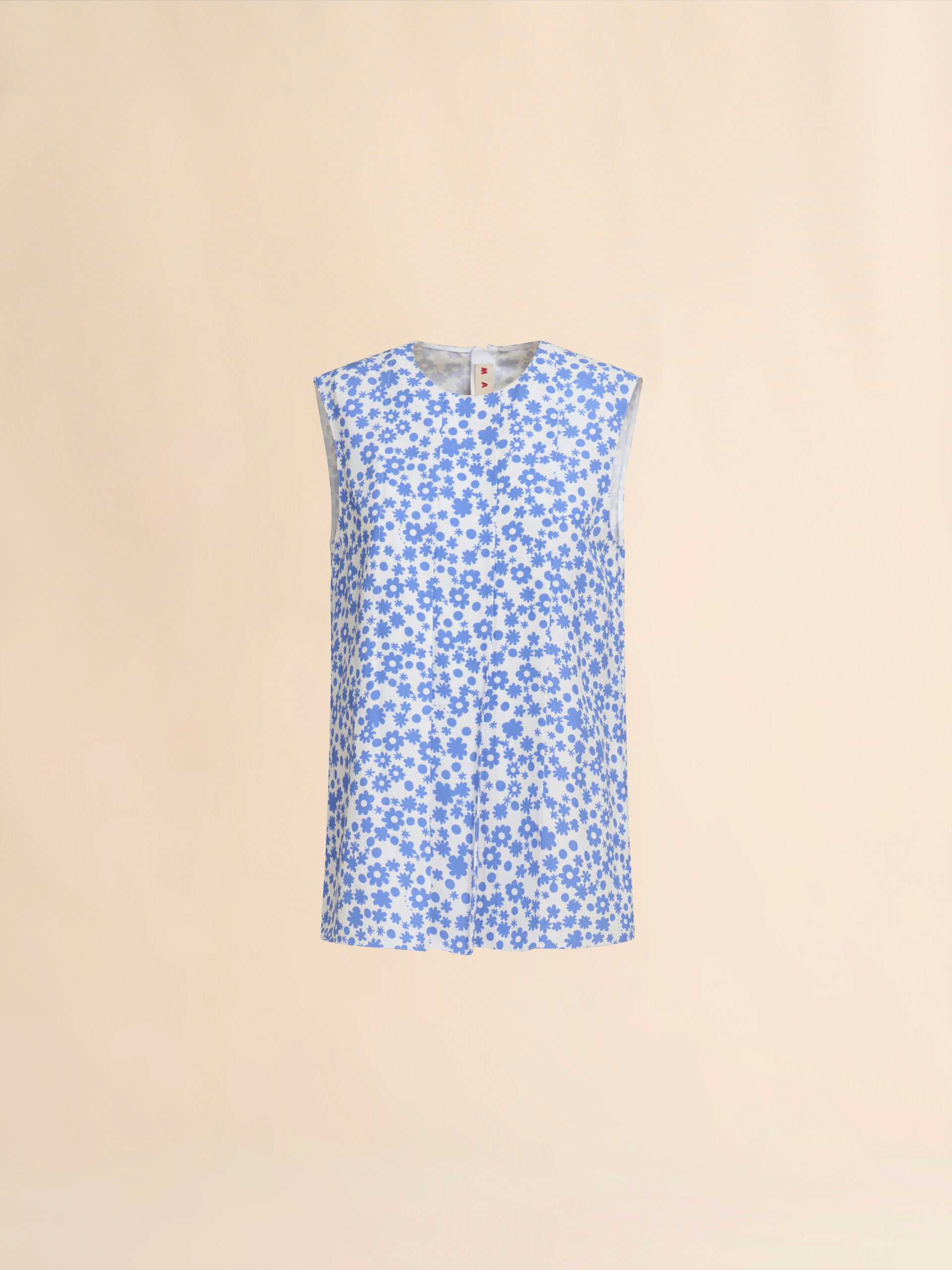 Light blue and white Pop Fields sleeveless top - Shirts - Image 1