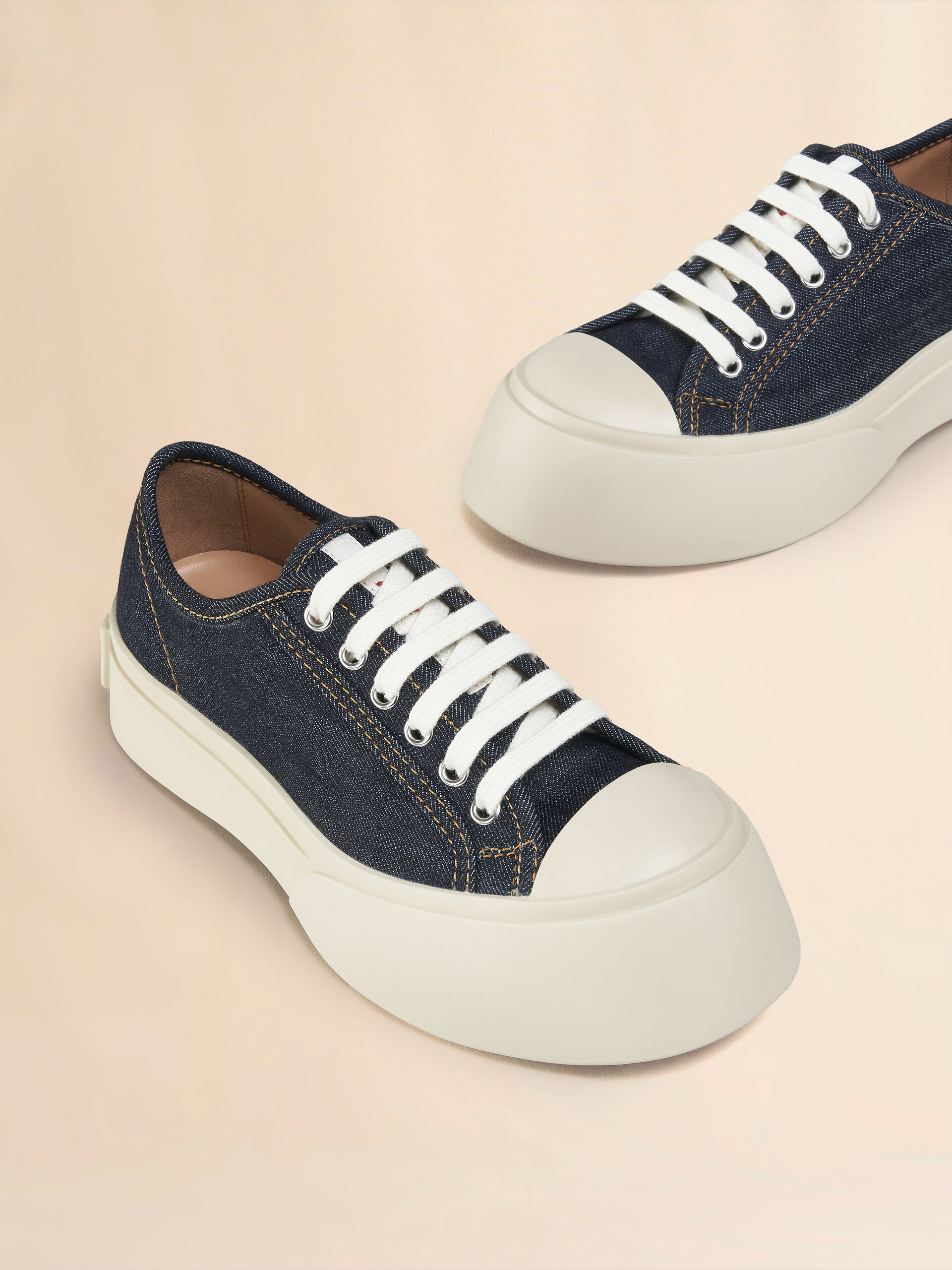 Blue denim Pablo lace-up sneaker - Sneakers - Image 5