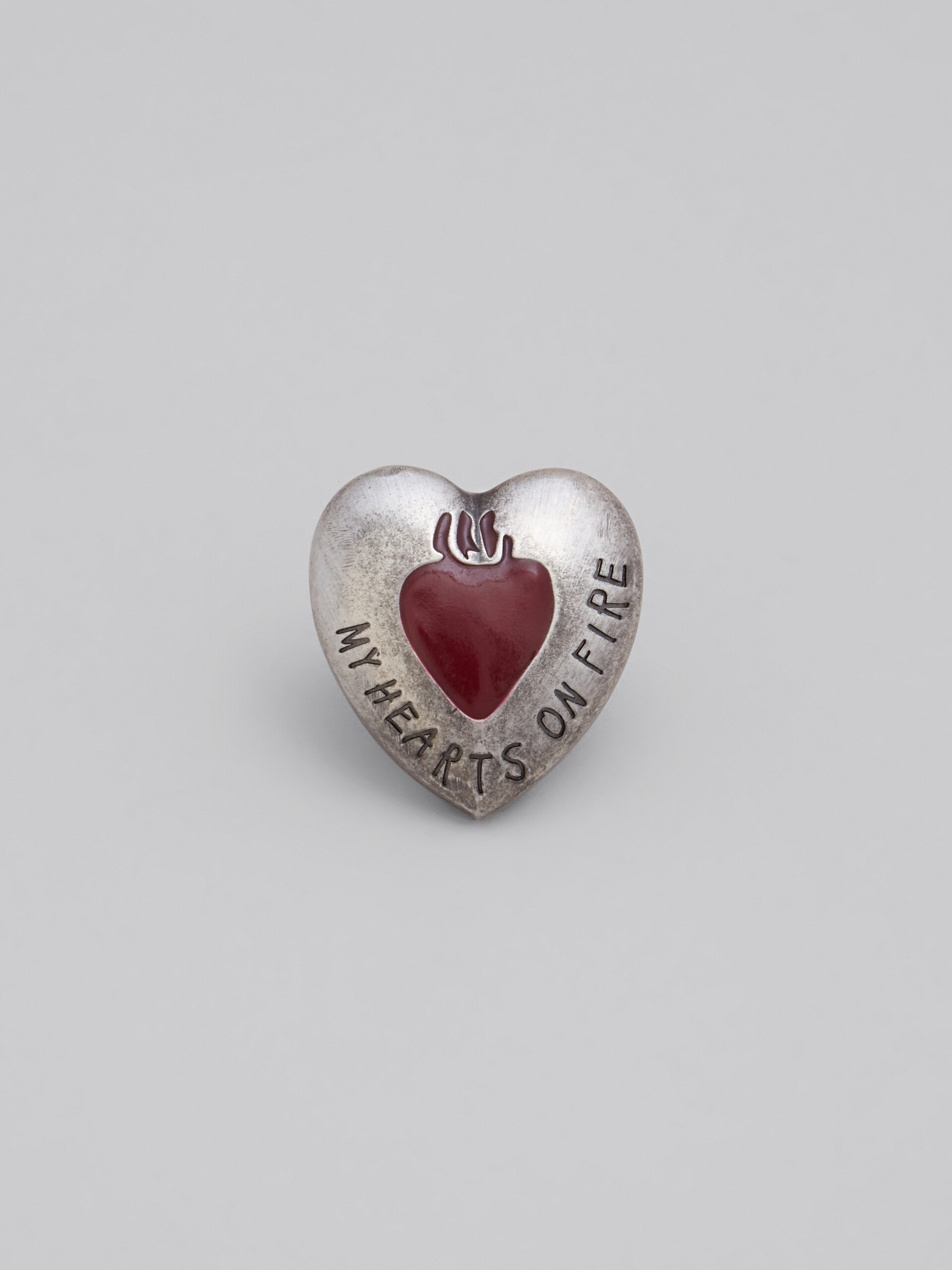 Lucky Hearts metal and enamel ring - Rings - Image 4
