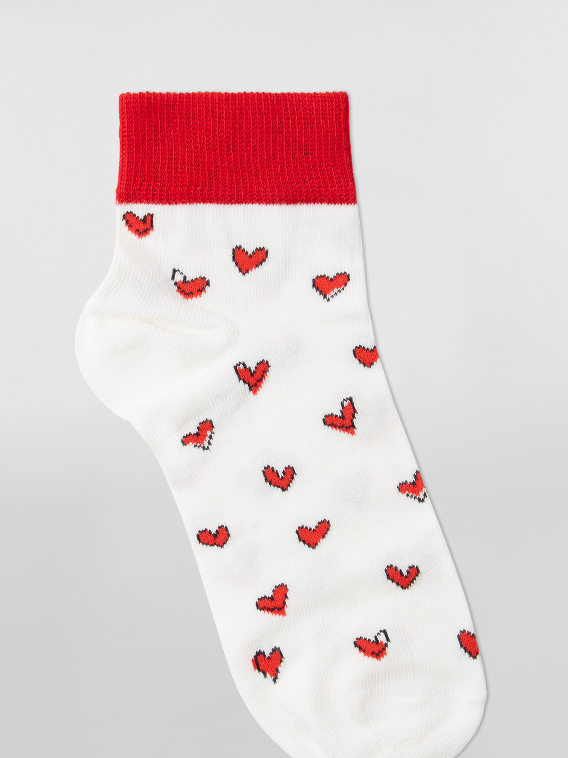 SHORT SOCKS WITH HEARTS - Socks - Image 2