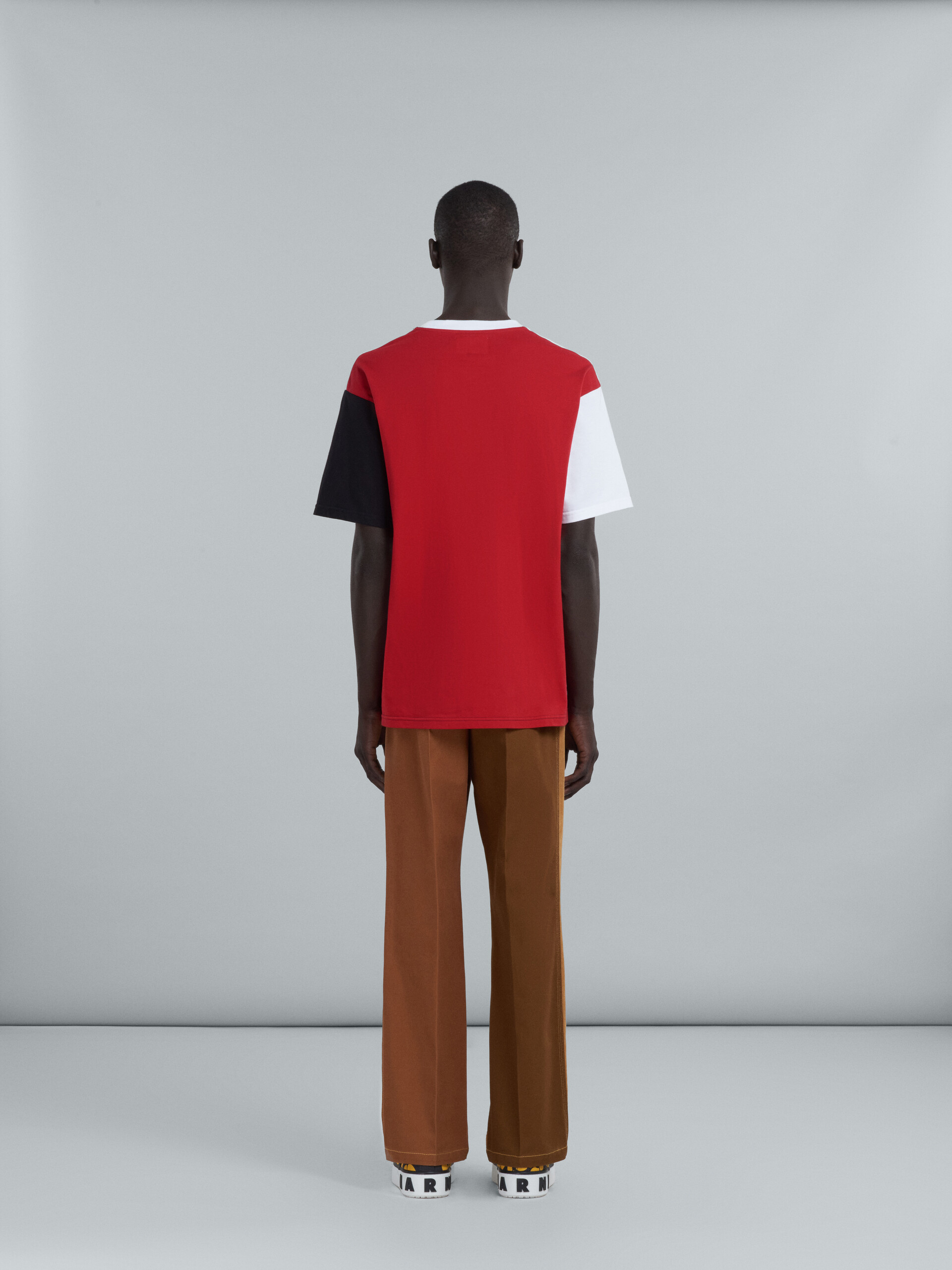 MARNI x CARHARTT WIP - brown colour-block trousers - Pants - Image 3