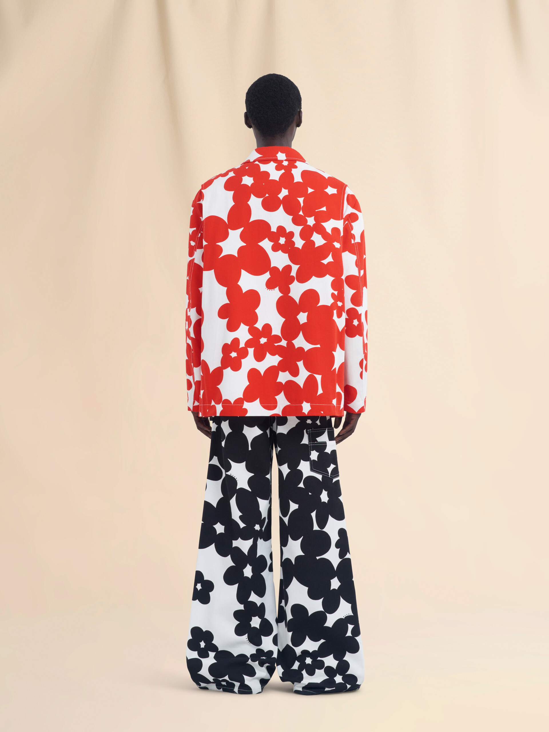 Red and white Dillies print jacket - Jackets - Image 3