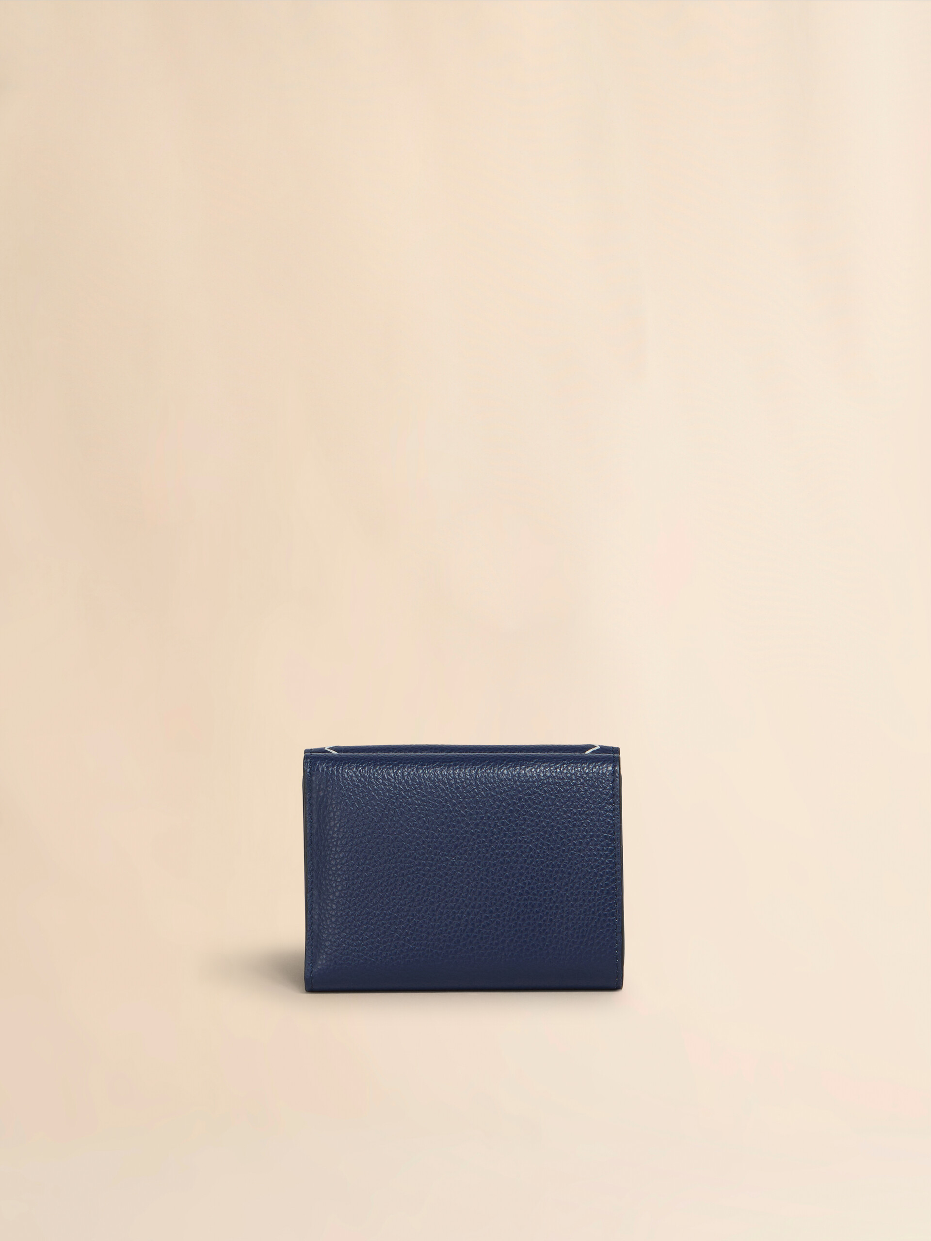 Cartera de tres cuerpos de piel azul con remiendo Marni bordado - Carteras - Image 3