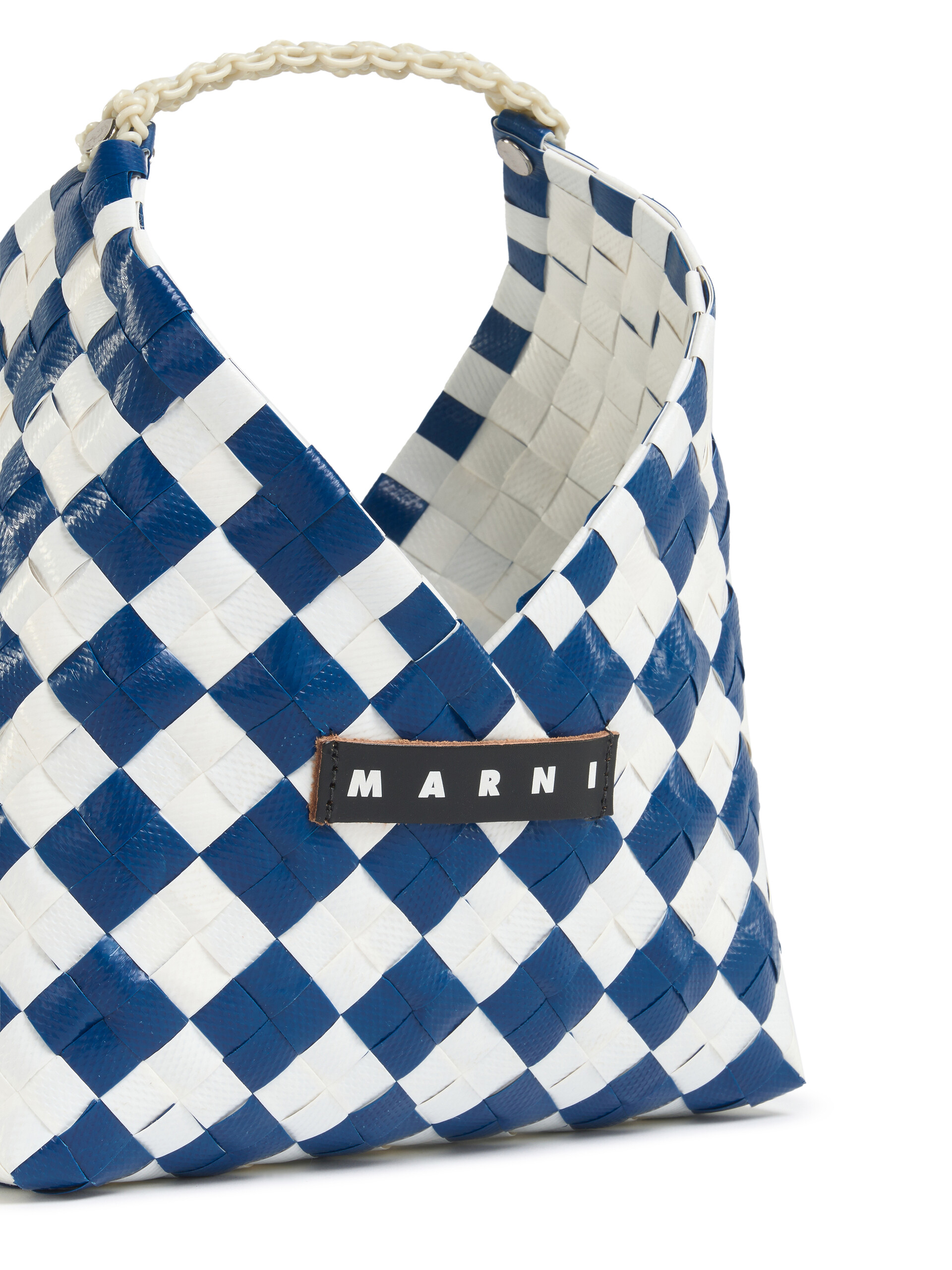 ツートーン ブルー ウーブン MARNI MARKET GARDEN BAG - ショッピングバッグ - Image 4