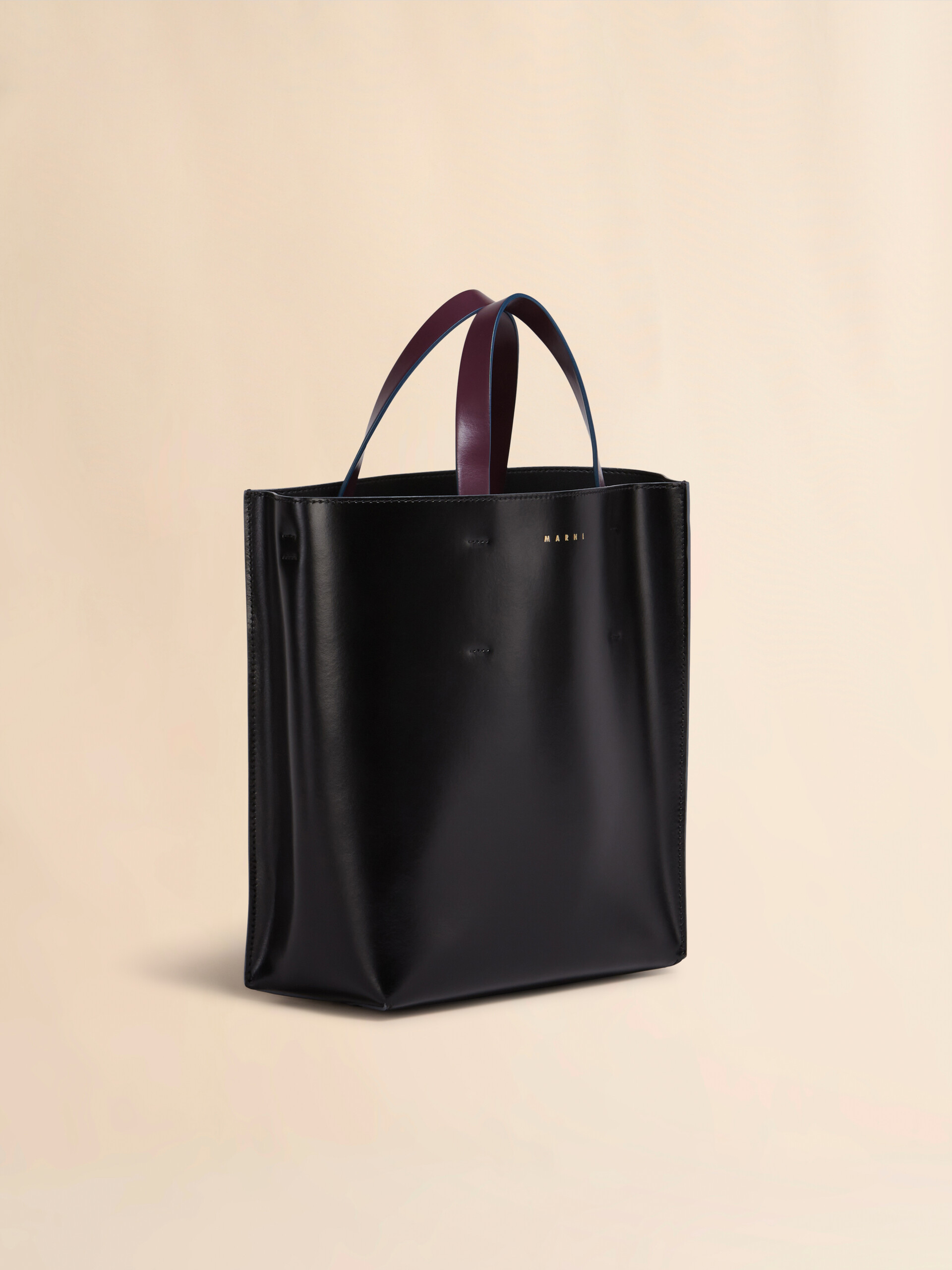 MUSEO small bag in shiny smooth calfskin - Shopping Bags - Image 6