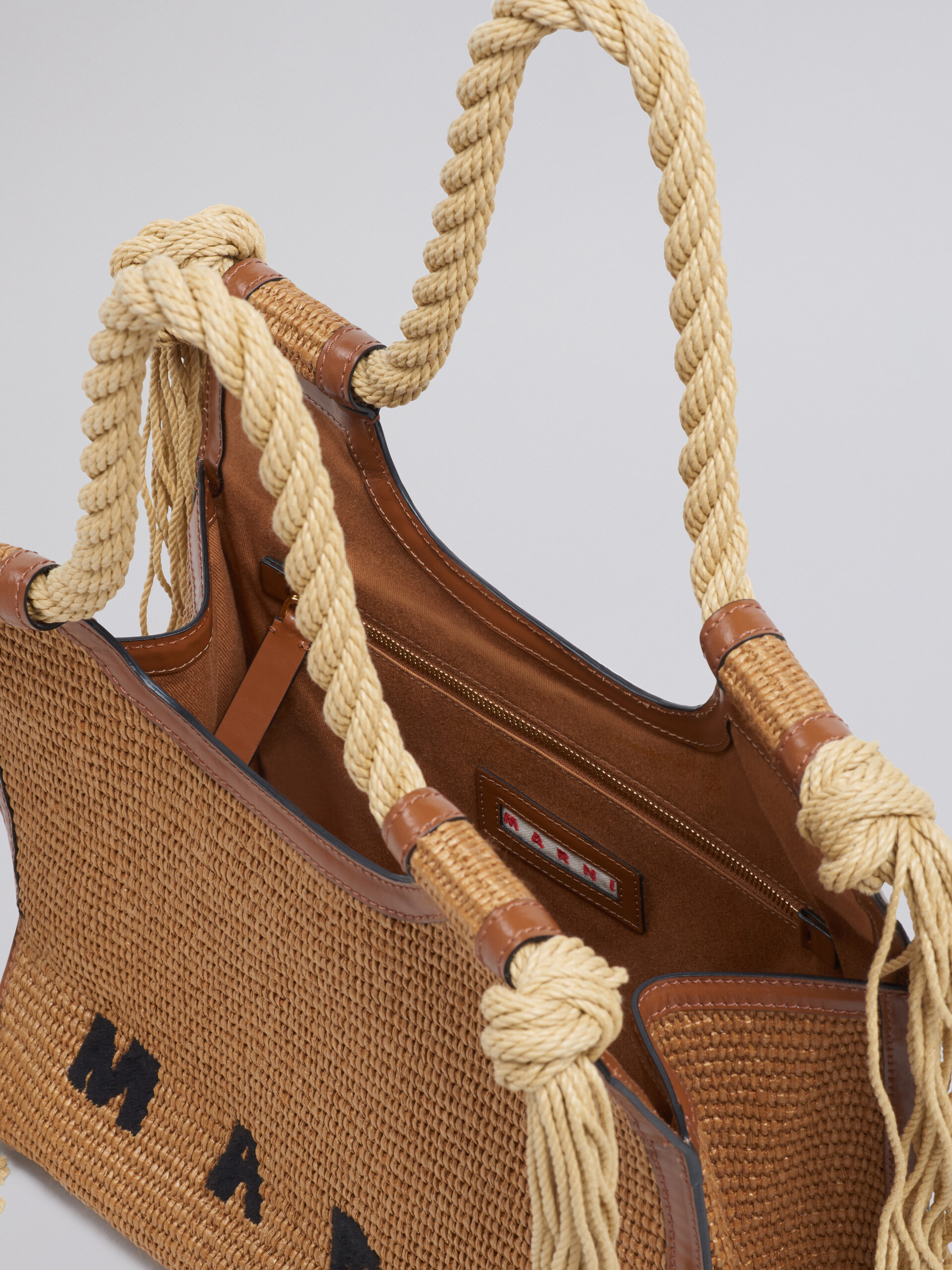 Marcel Summer Bag with rope handles - Handbag - Image 4