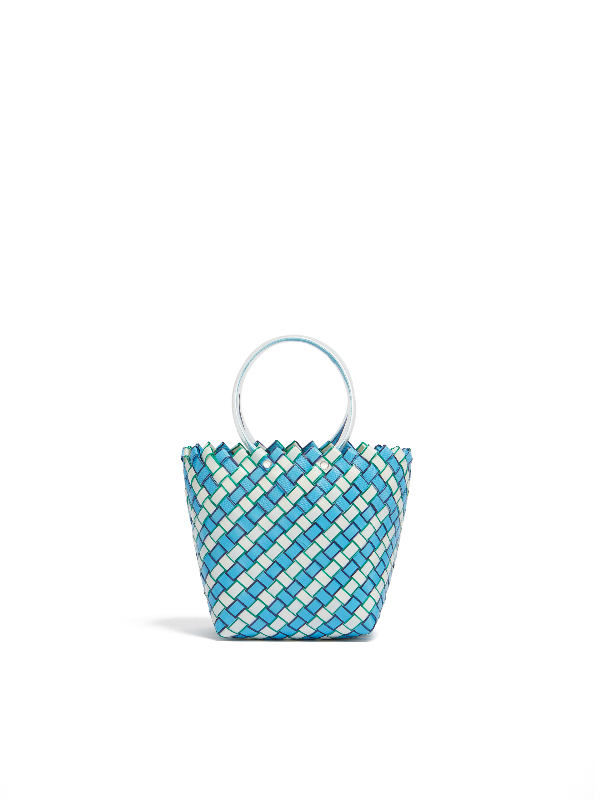 イエロー ターコイズ ウーブン素材製 MARNI MARKET TAHAバッグ - ショッピングバッグ - Image 3