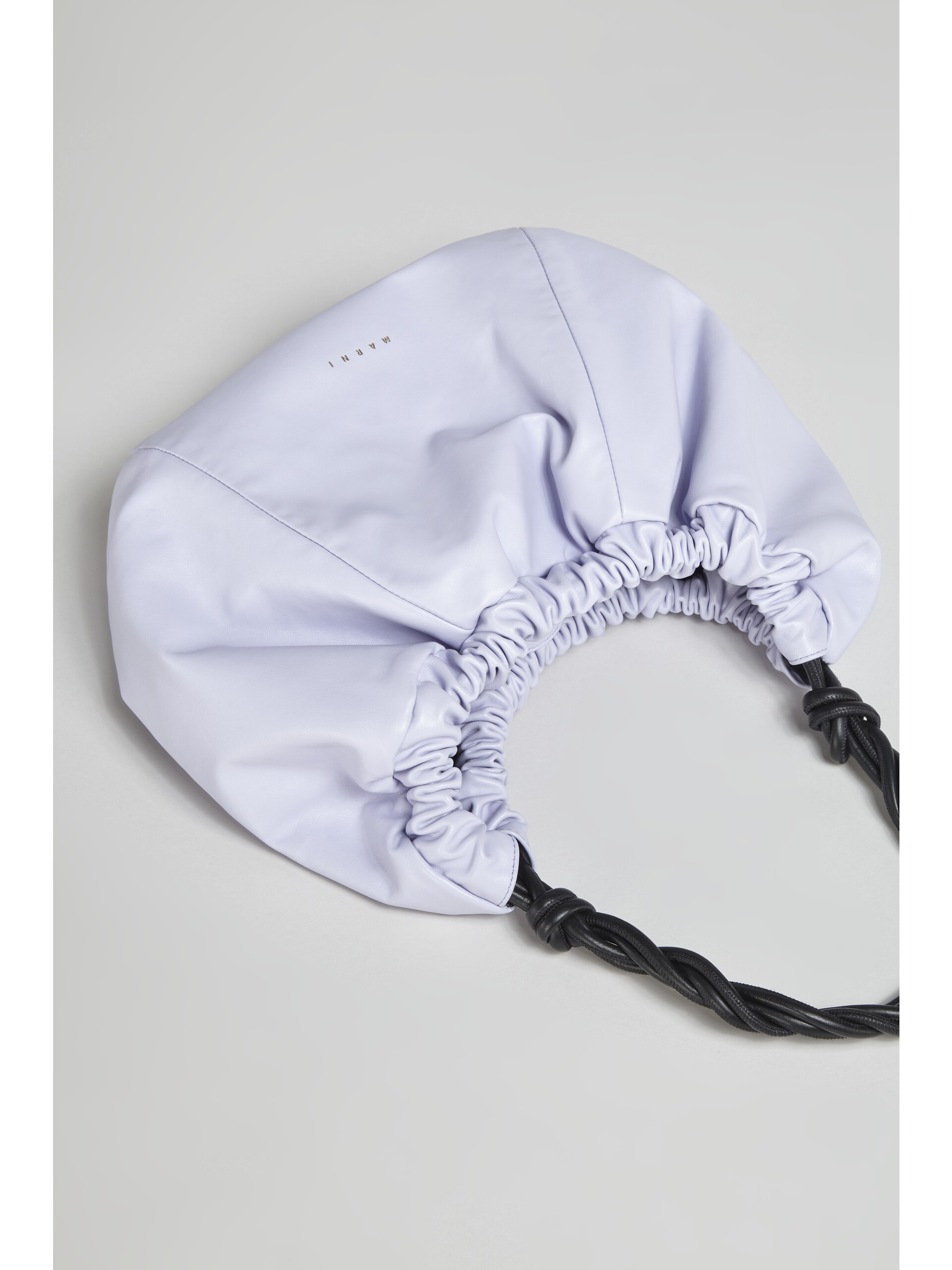 Lilac TWIRL hobo bag in calfskin - Shoulder Bags - Image 4