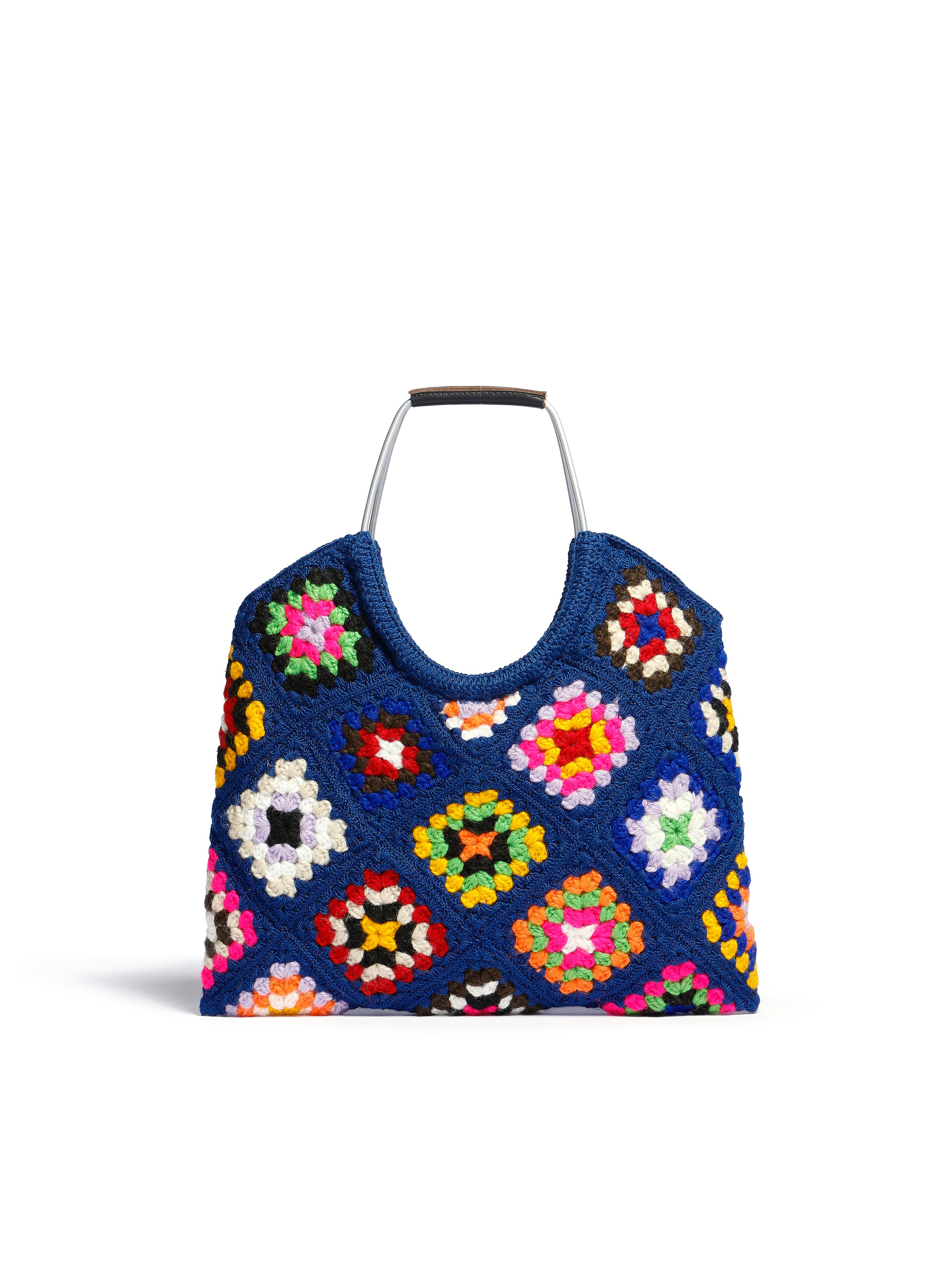 Blue Marni Market multicoloured crochet bag - Bags - Image 3