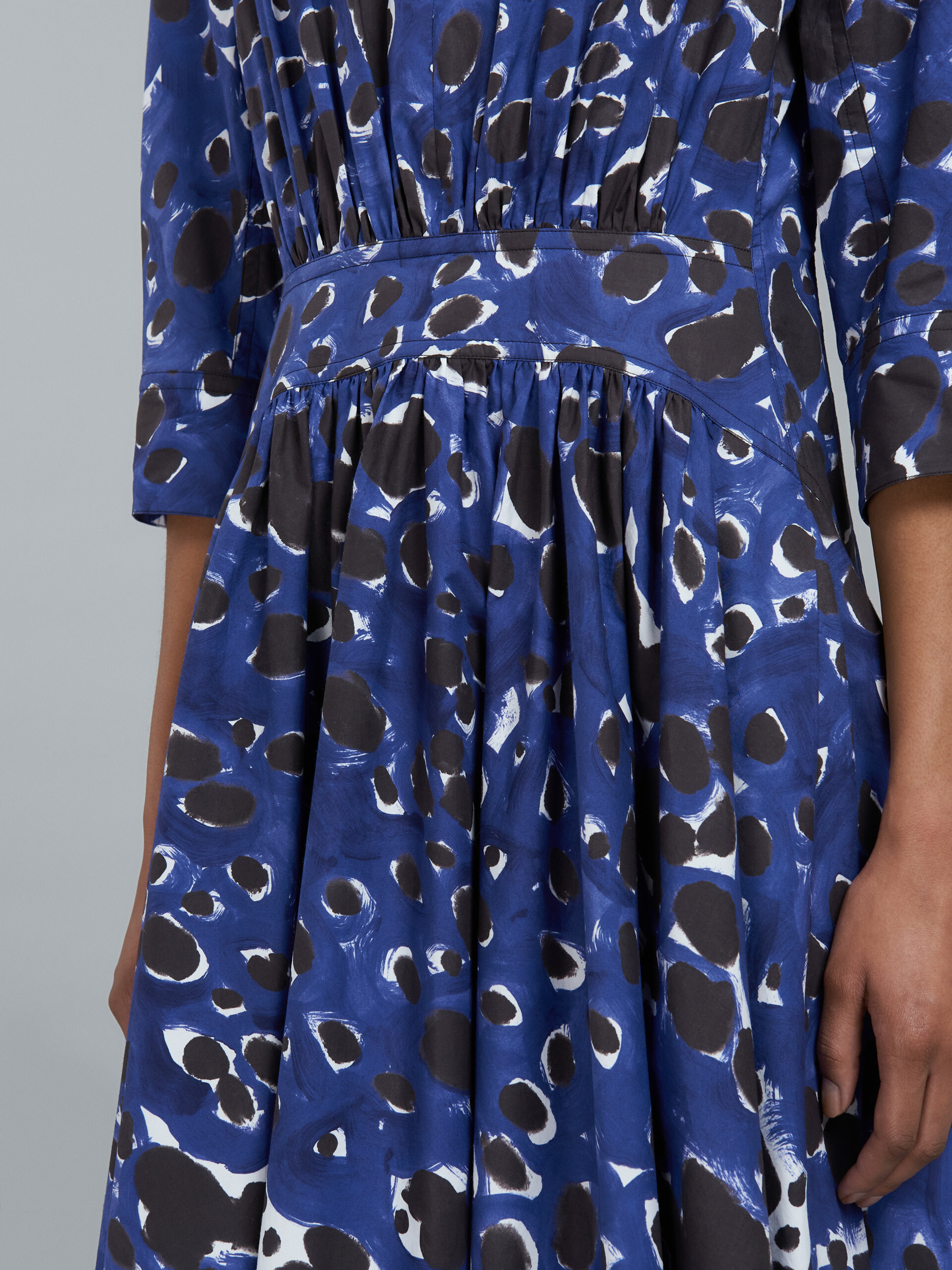 Pop Dots print poplin dress - Dresses - Image 5