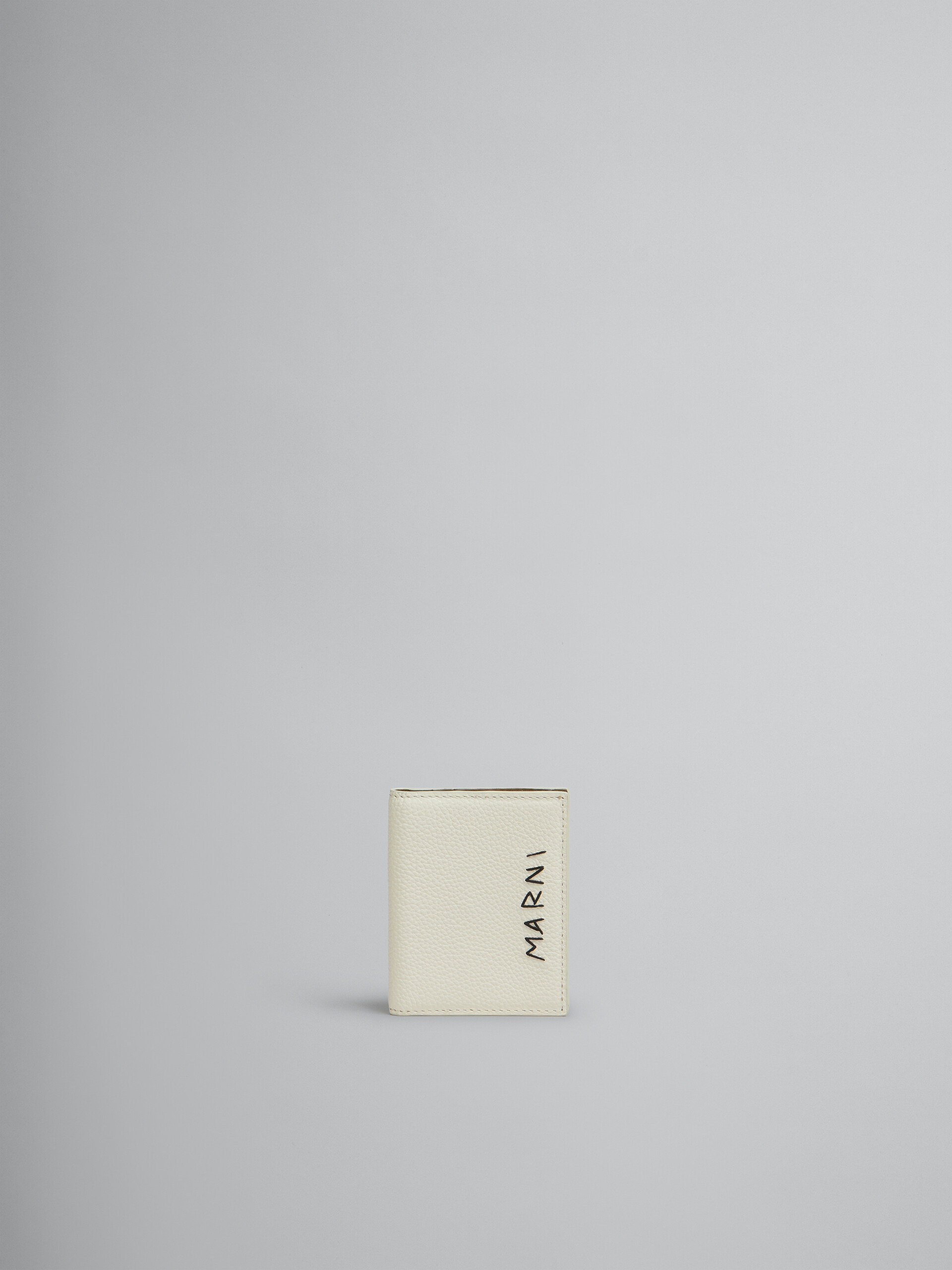 Schlüsselanhänger aus Leder mit Marni-Flicken in Schwarz - Brieftaschen - Image 1