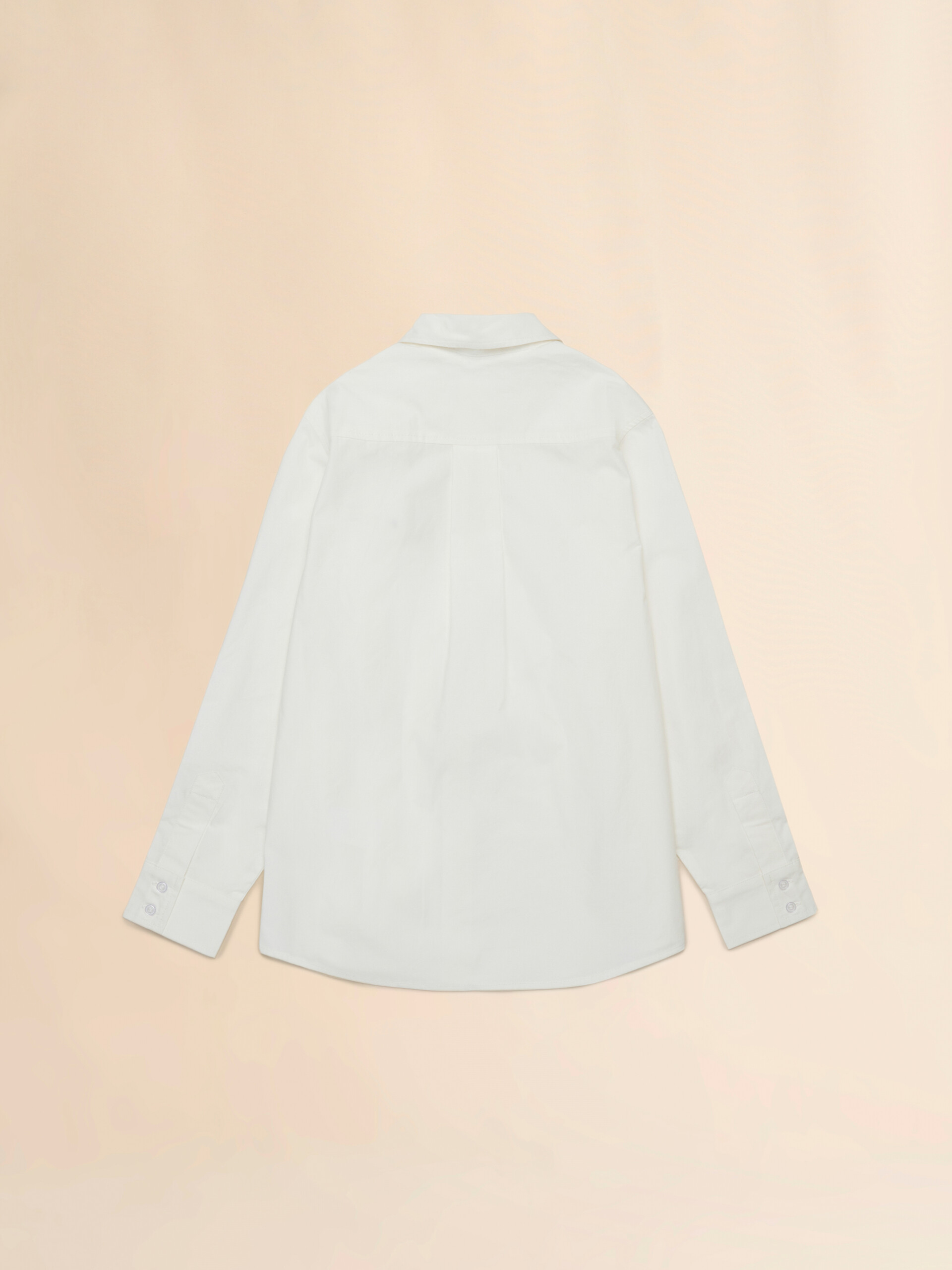 Off-white cotton shirt with embroidered Marni logo - Shirts - Image 2
