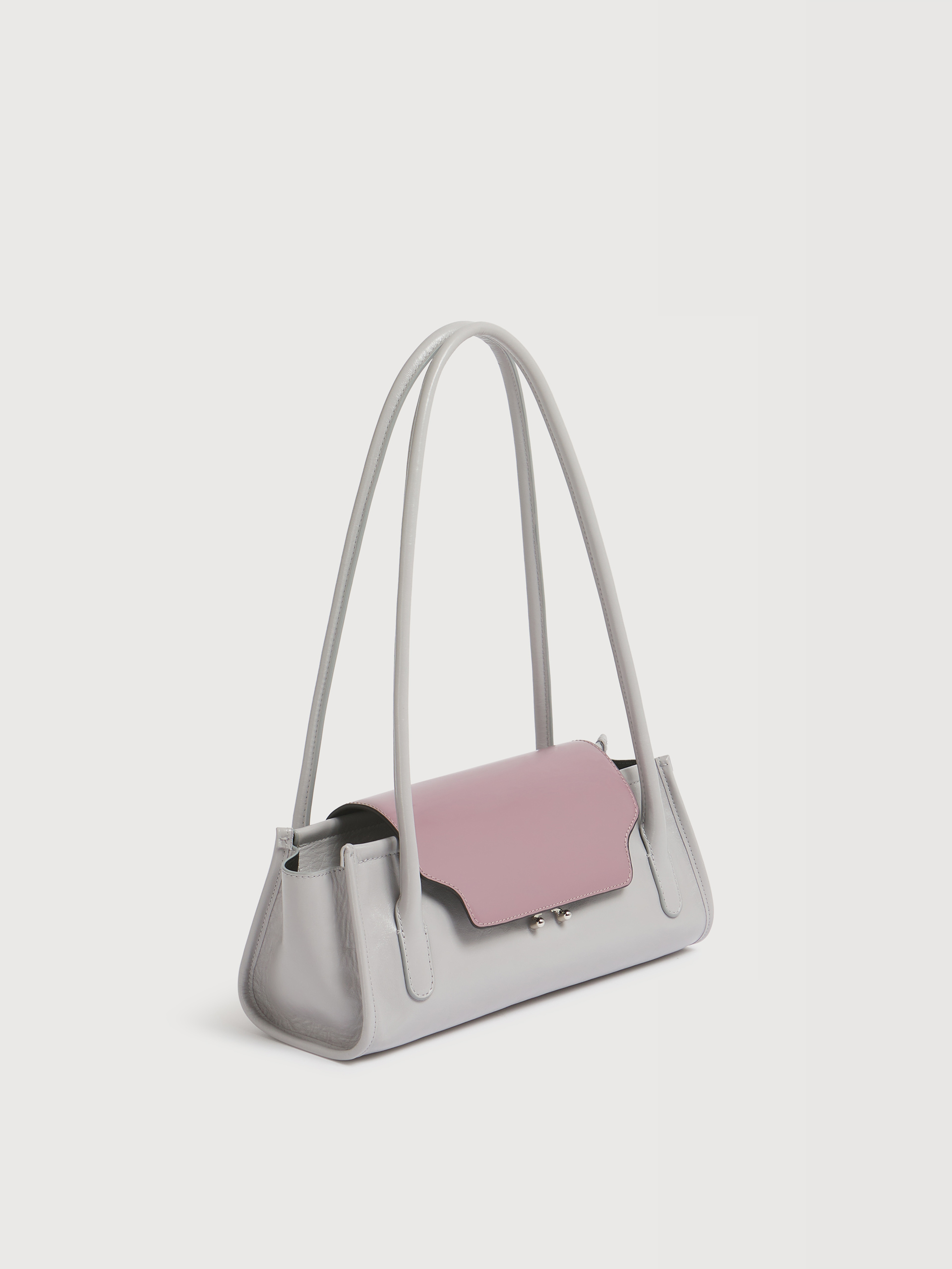 Sac Trunkette en cuir noir - Sacs port&eacute;s &eacute;paule - Image 2