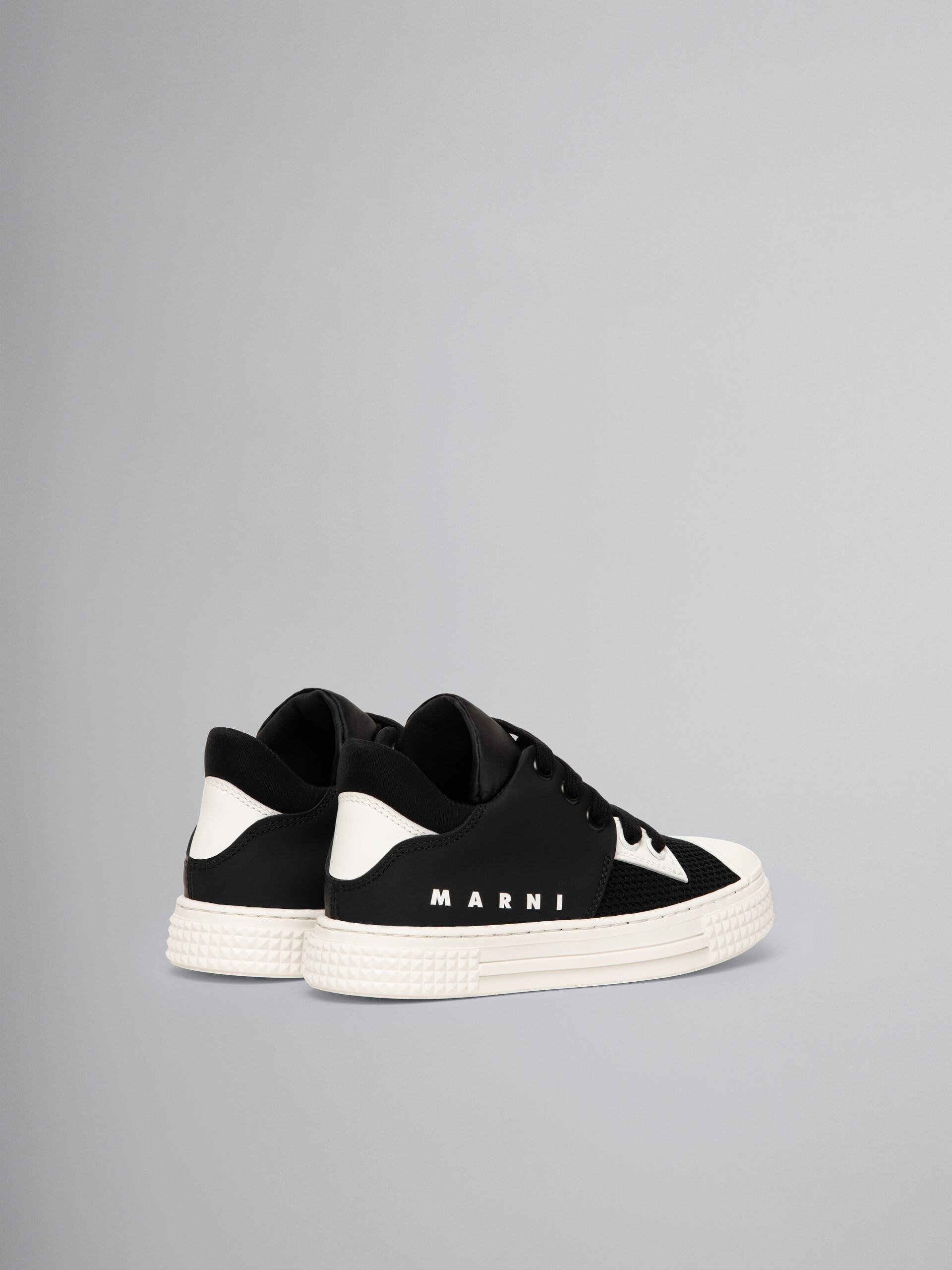 Black leather sneaker with Marni logo - Other accessories - Image 3