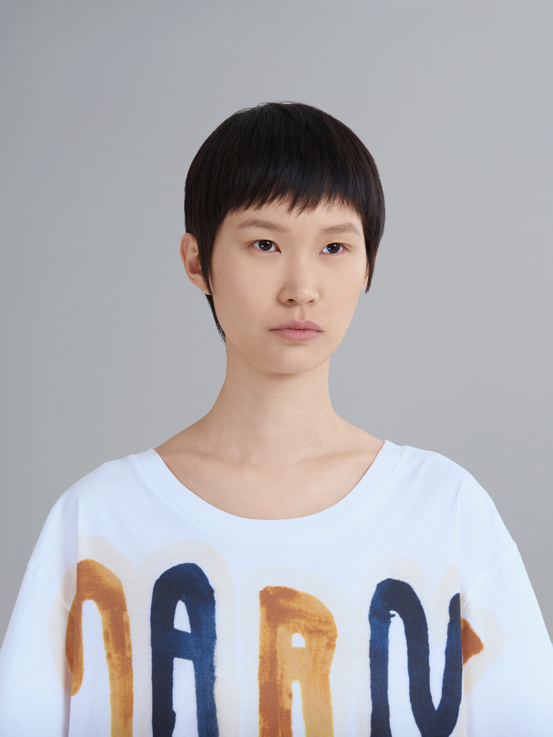 ドリッピングロゴ ジャージー製Tシャツ | Marni