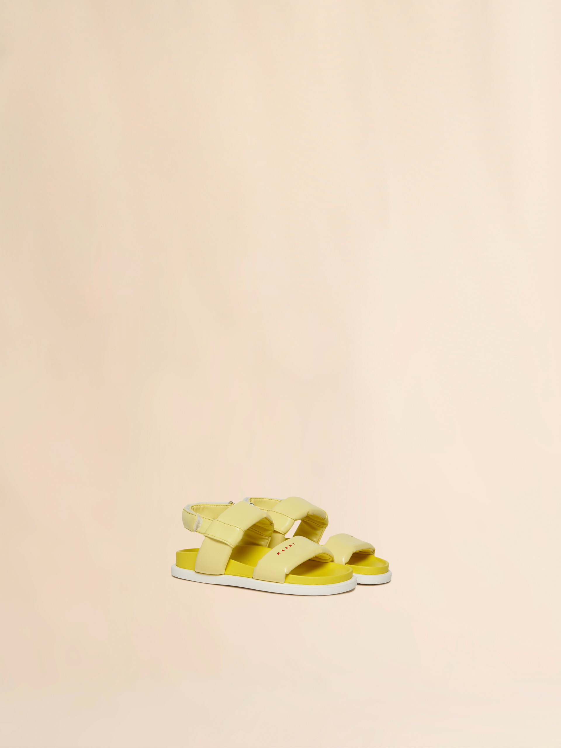 Yellow faux leather slingback Fussbett - Sneakers - Image 2