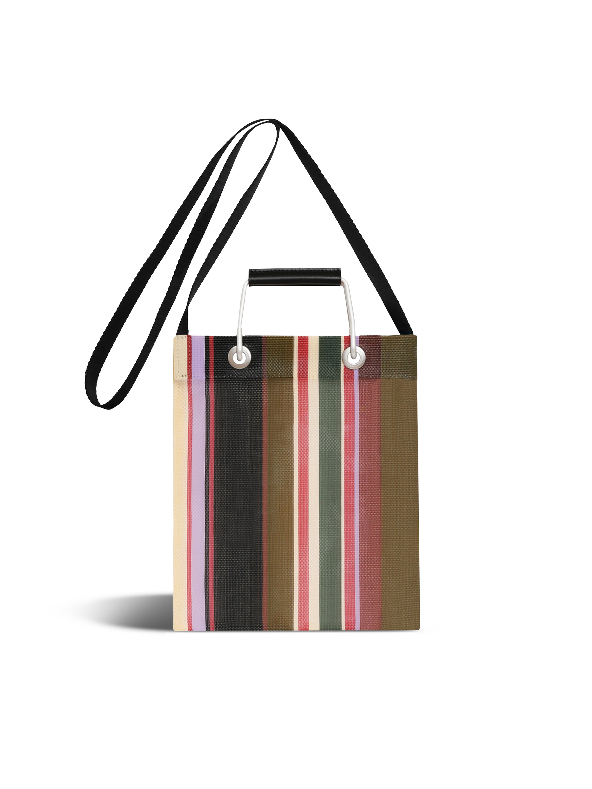 アストラルブルー MARNI MARKET MINI SHOULDER STRIPE BAG - ハンドバッグ - Image 2