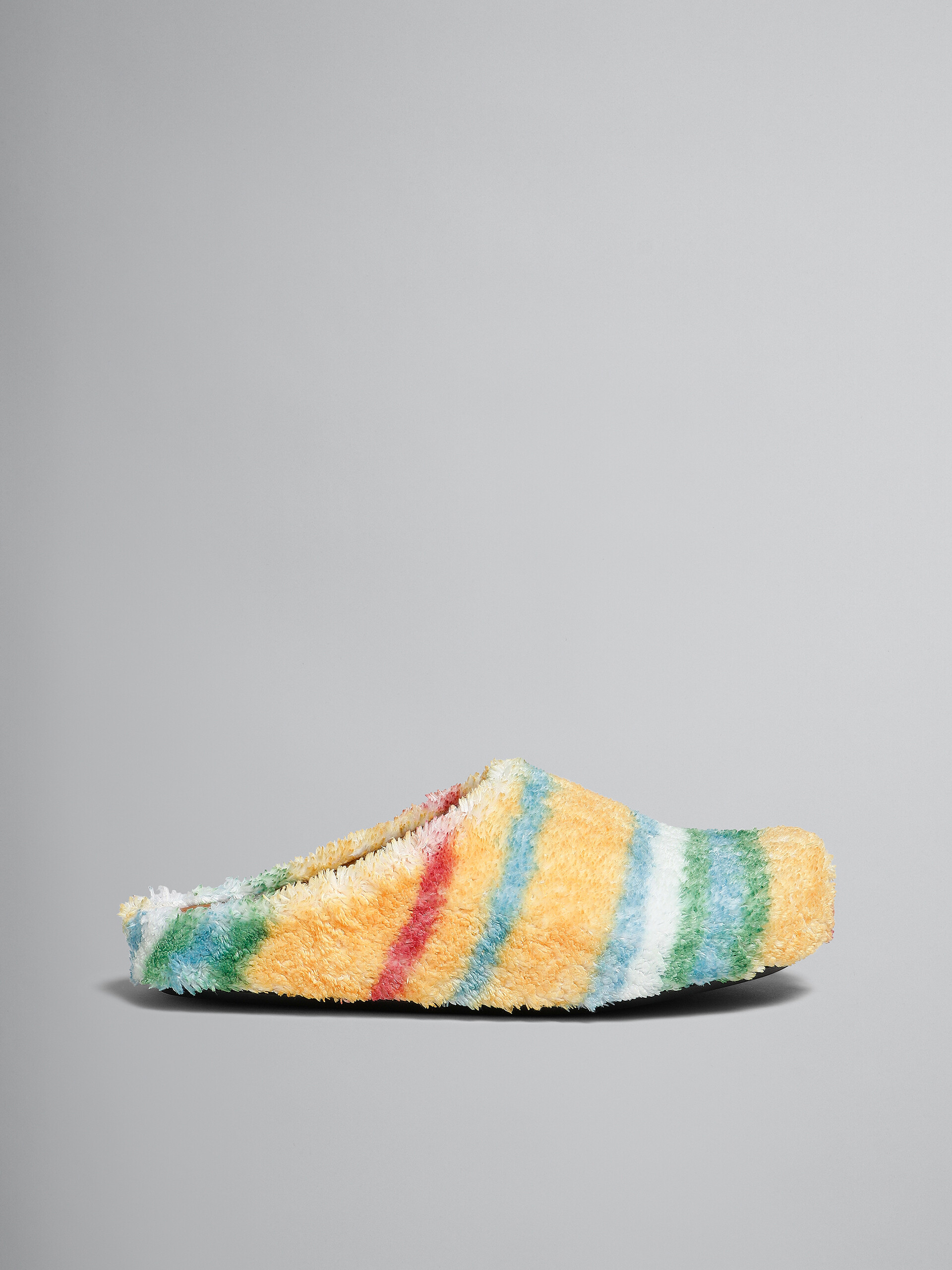 Multicolour striped Terry Fussbett sabot - Clogs - Image 1