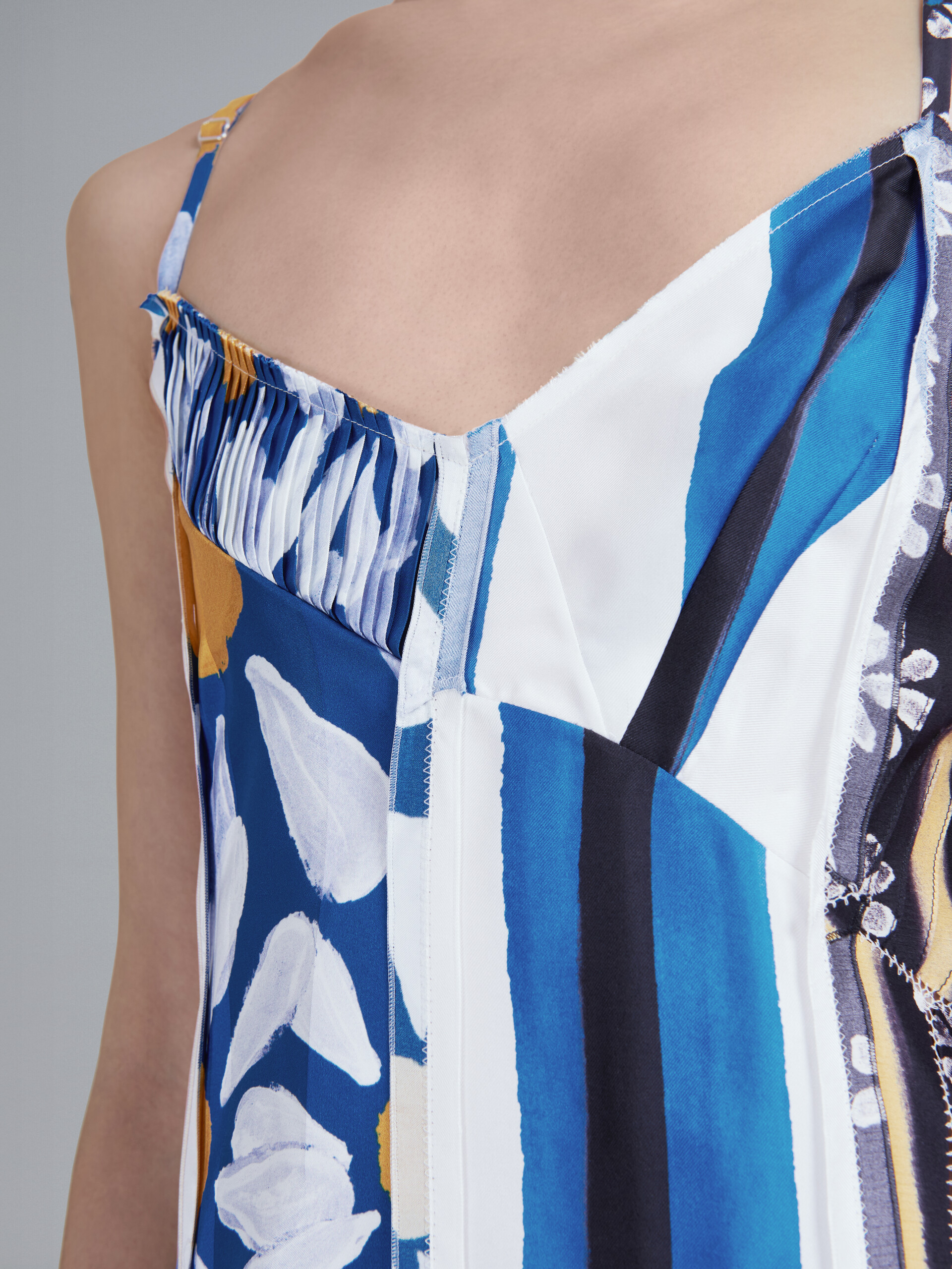 Horizons print jacquard viscose dress - Dresses - Image 5