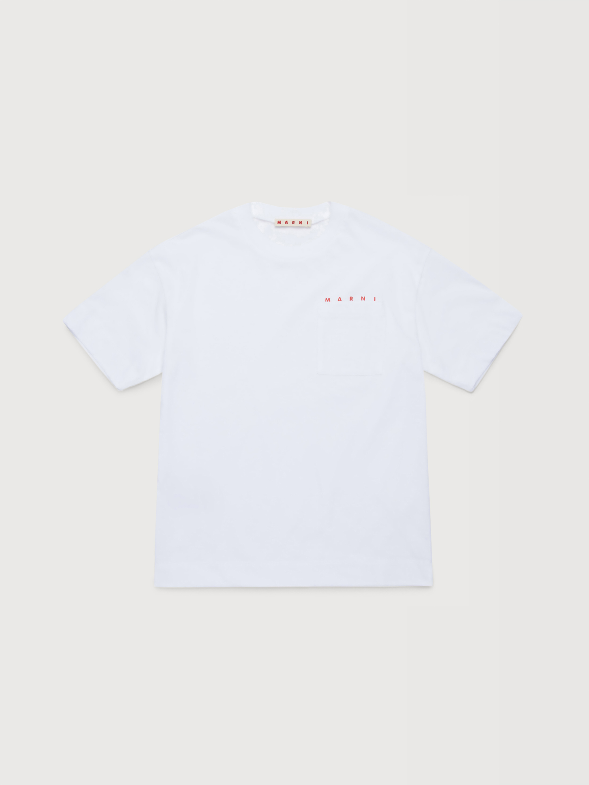 White T-shirt with pocket - T-shirts - Image 1