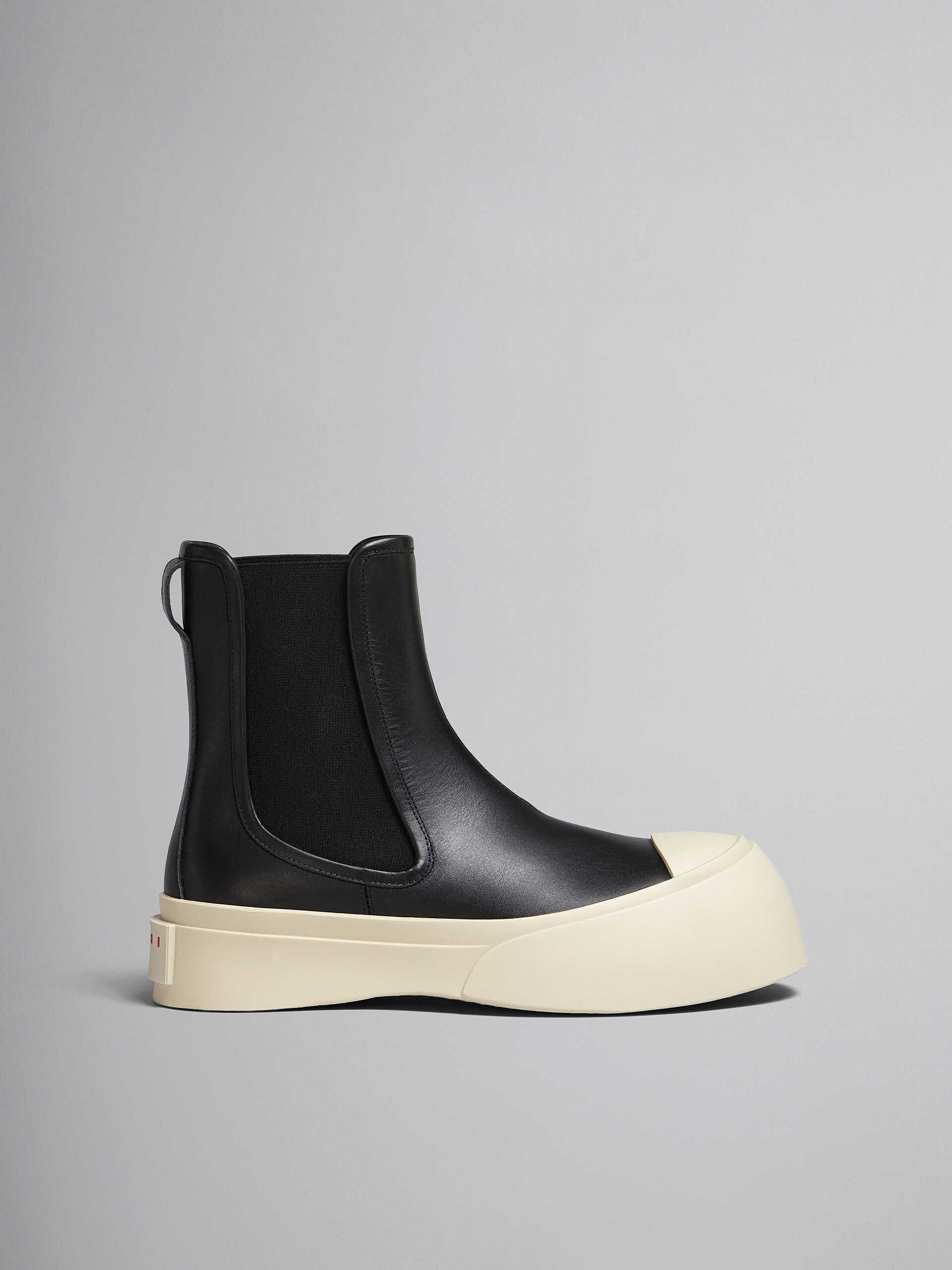 Black leather Pablo Chelsea boot - Boots - Image 1