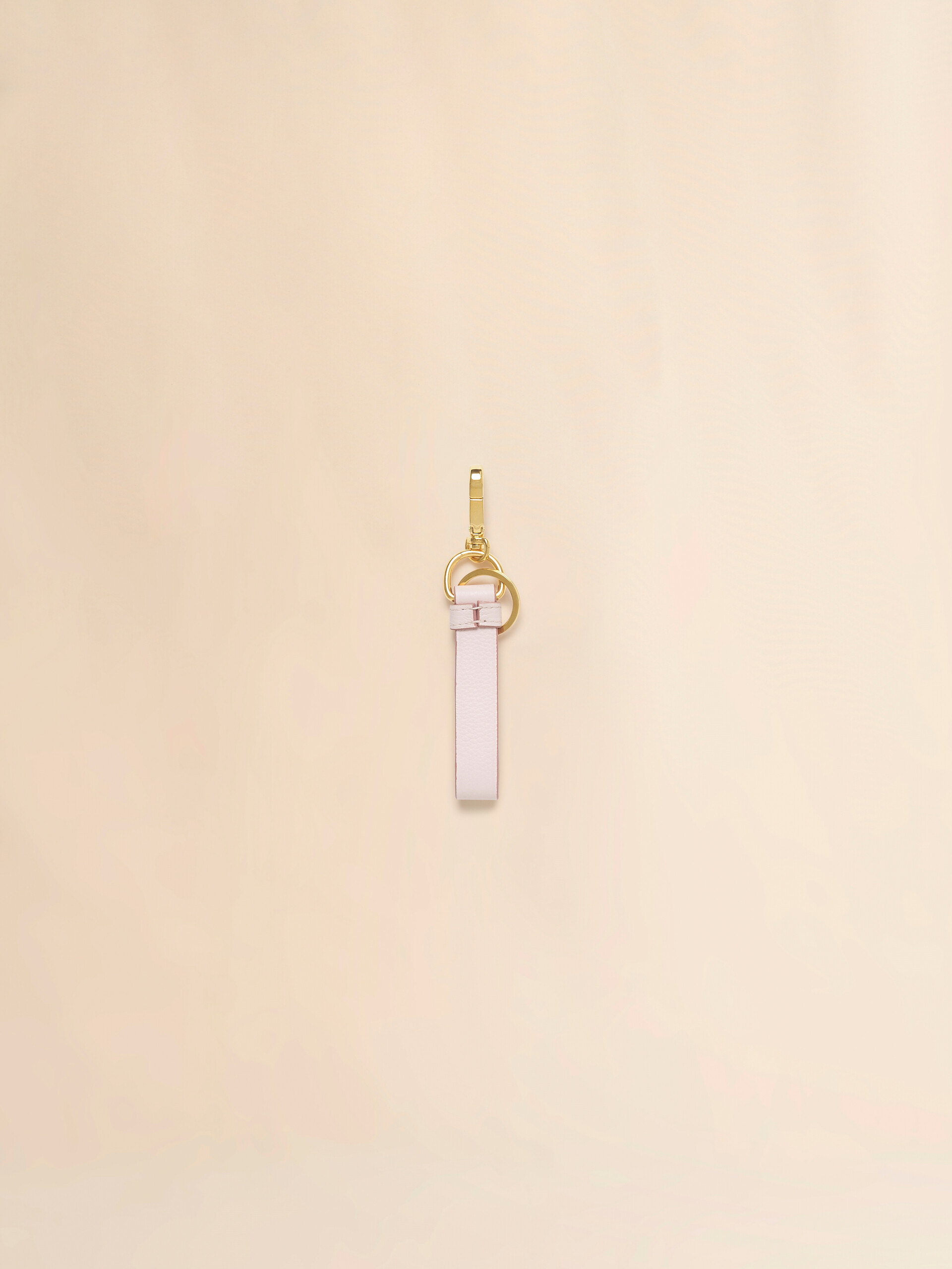 Pink leather keyring with Marni Mending - Key Rings - Image 2