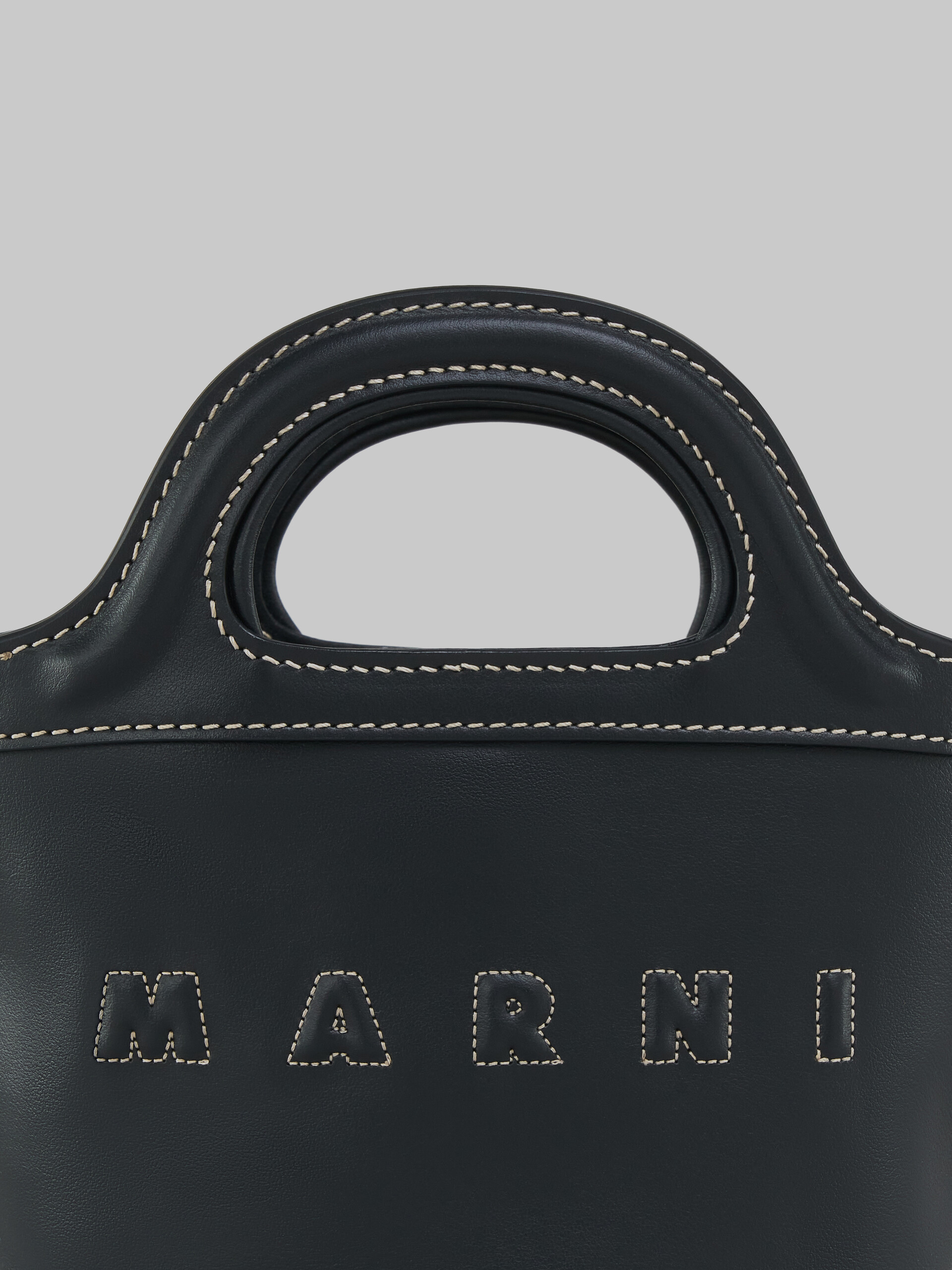 Tropicalia Micro Bag in brown leather - Handbags - Image 5