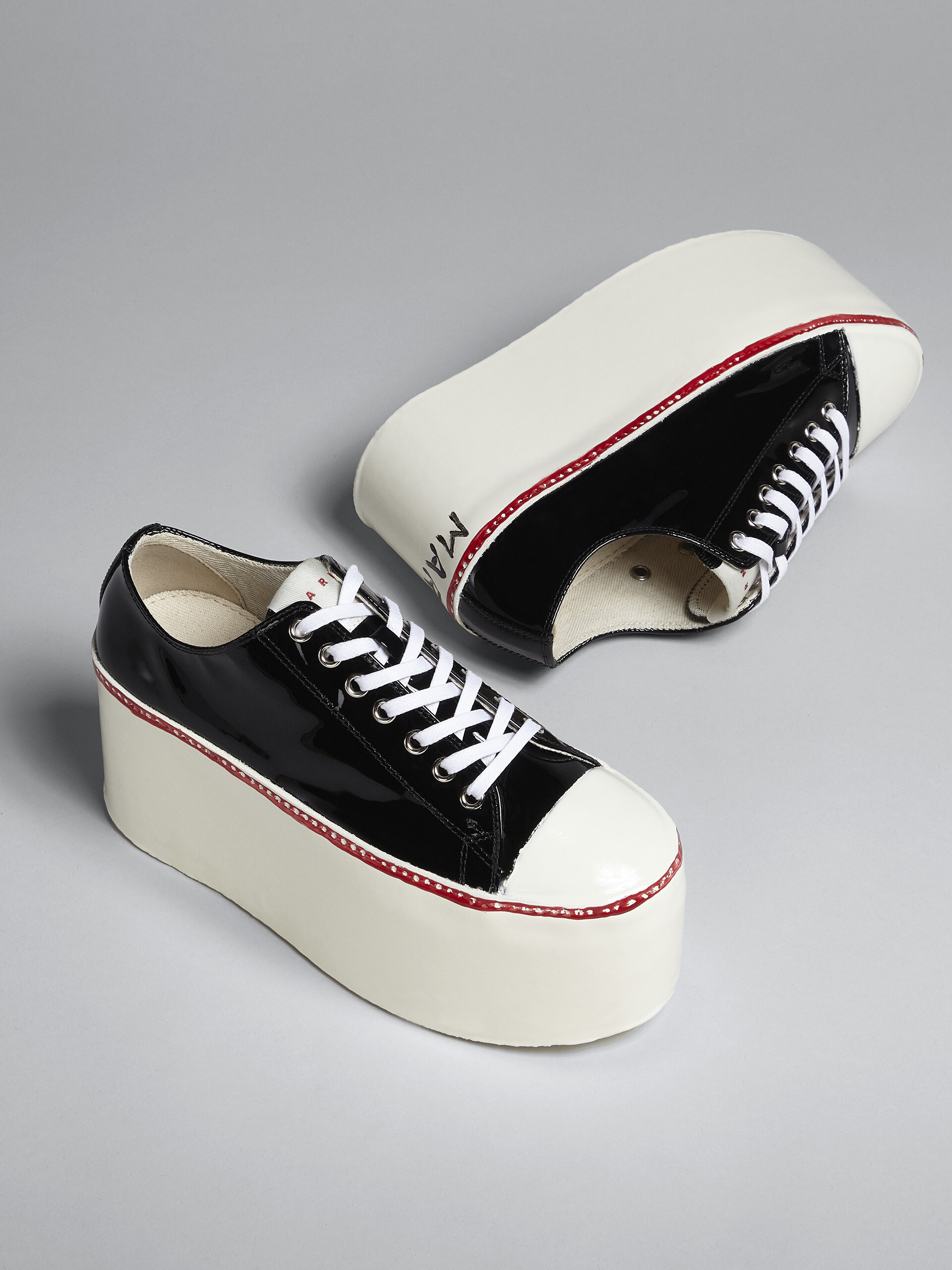 Patent leather platform sneaker - Sneakers - Image 5
