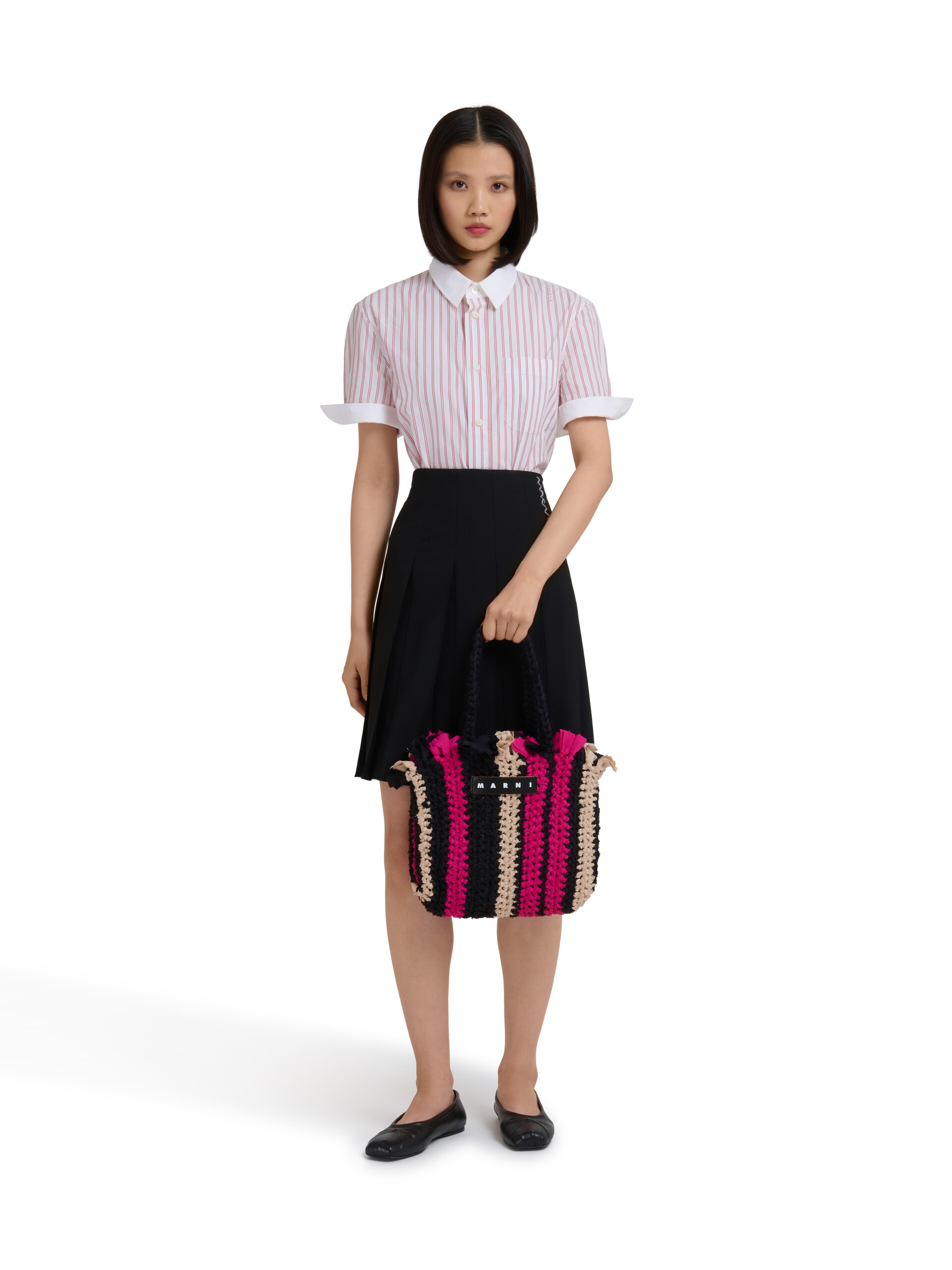 インク(アンクレ) MARNI MARKET JERSEY BAG - ショッピングバッグ - Image 2