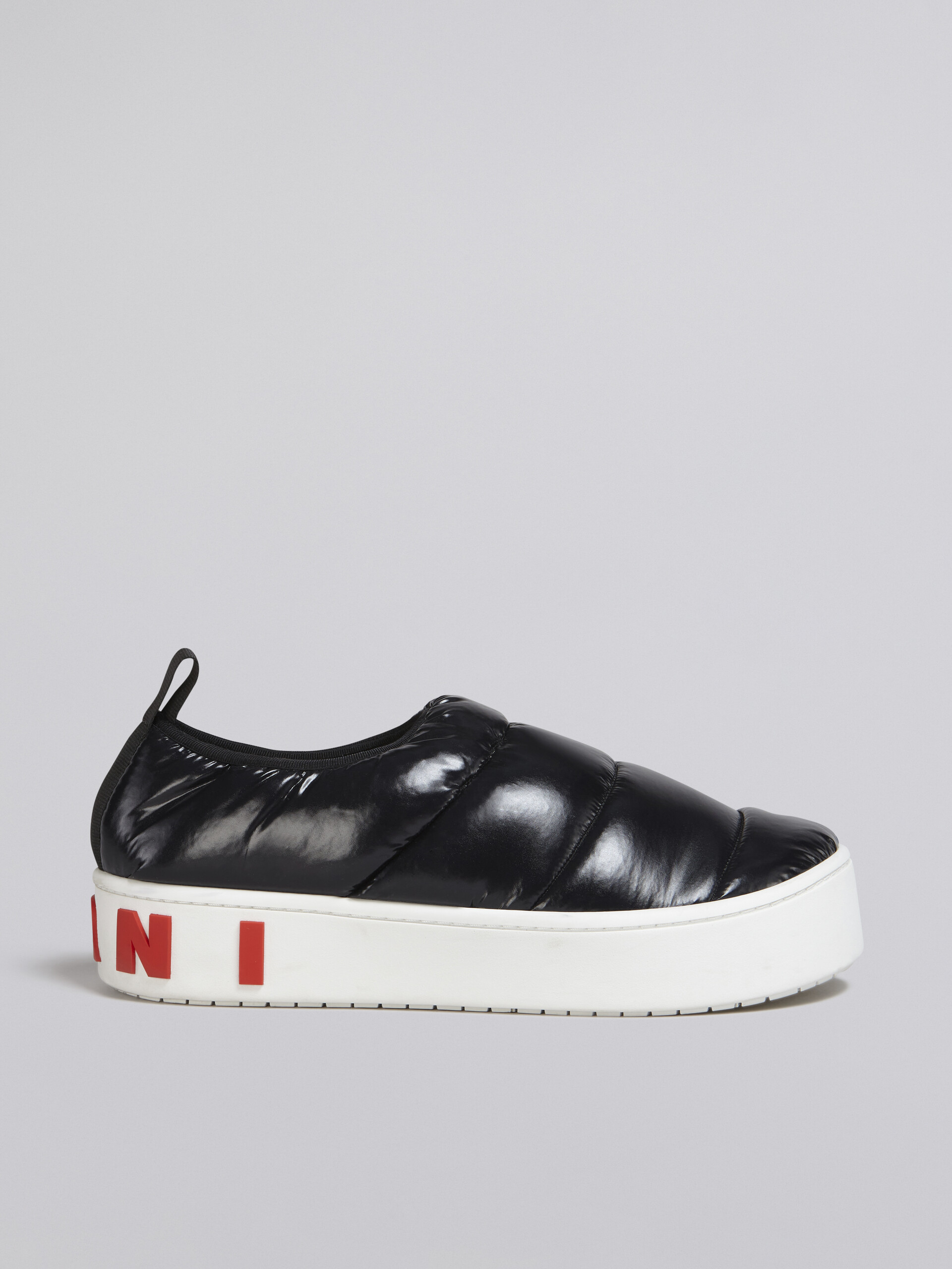 Sneaker slip-on in nylon trapuntato - Sneakers - Image 1