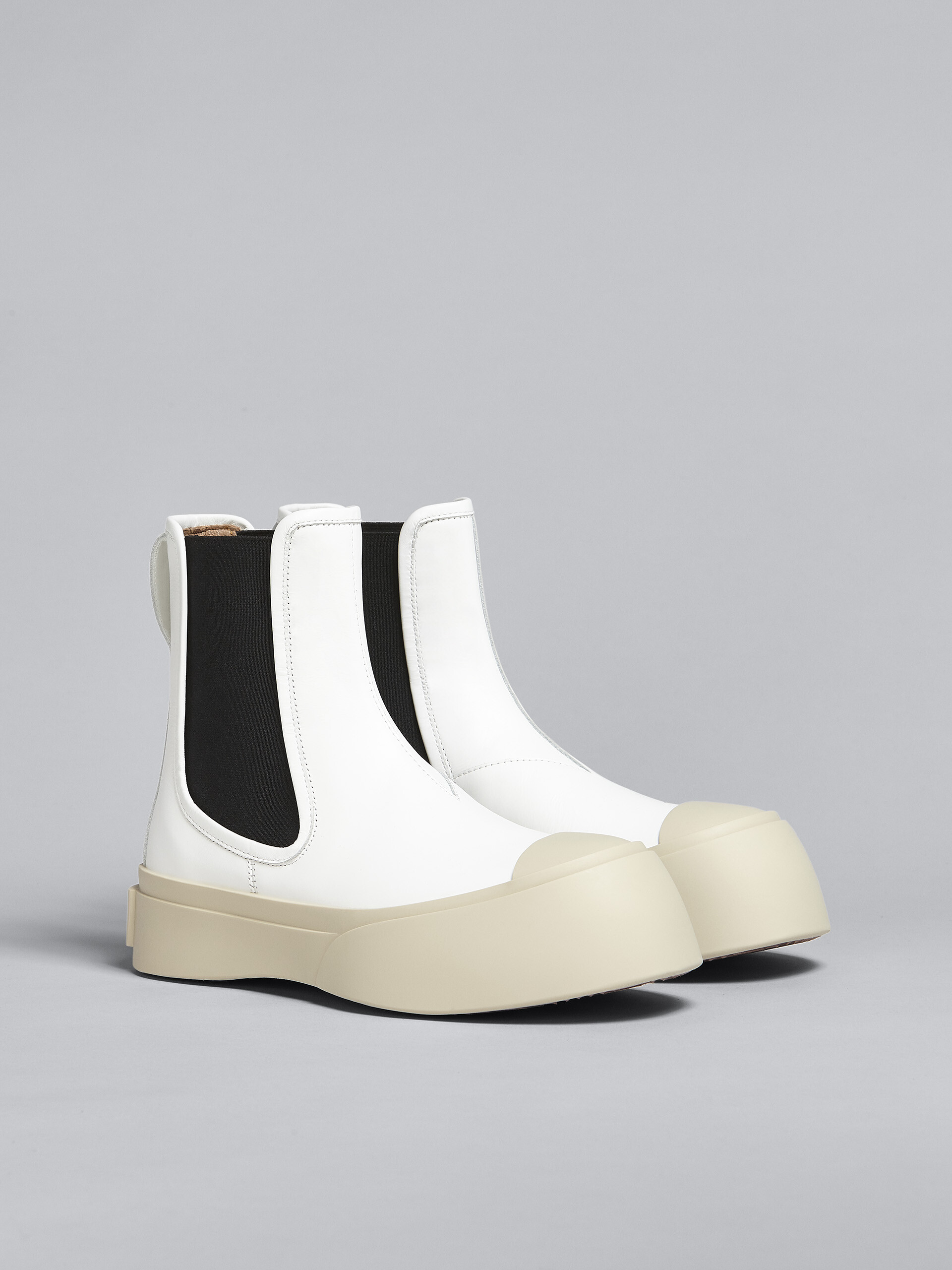 White leather Pablo Chelsea boot - Boots - Image 2