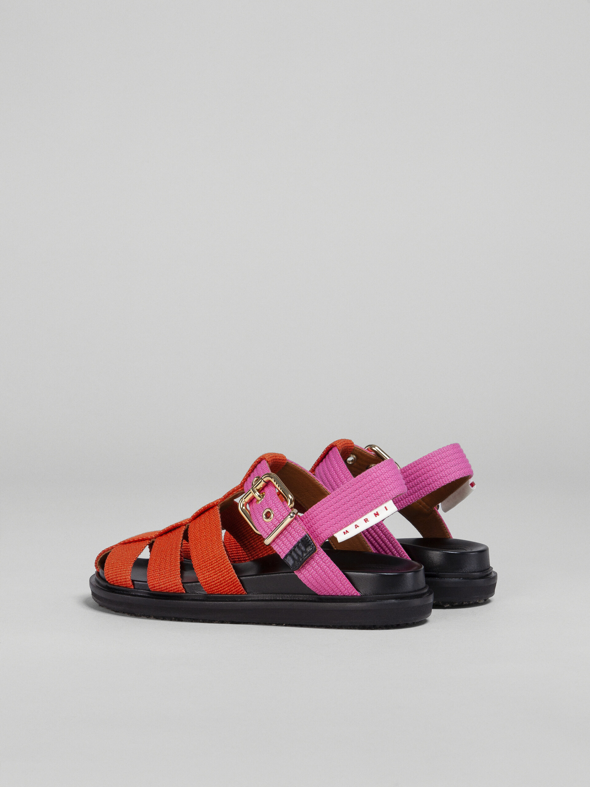 Pink and Orange ribbon Fussbett sandal - Sandals - Image 3