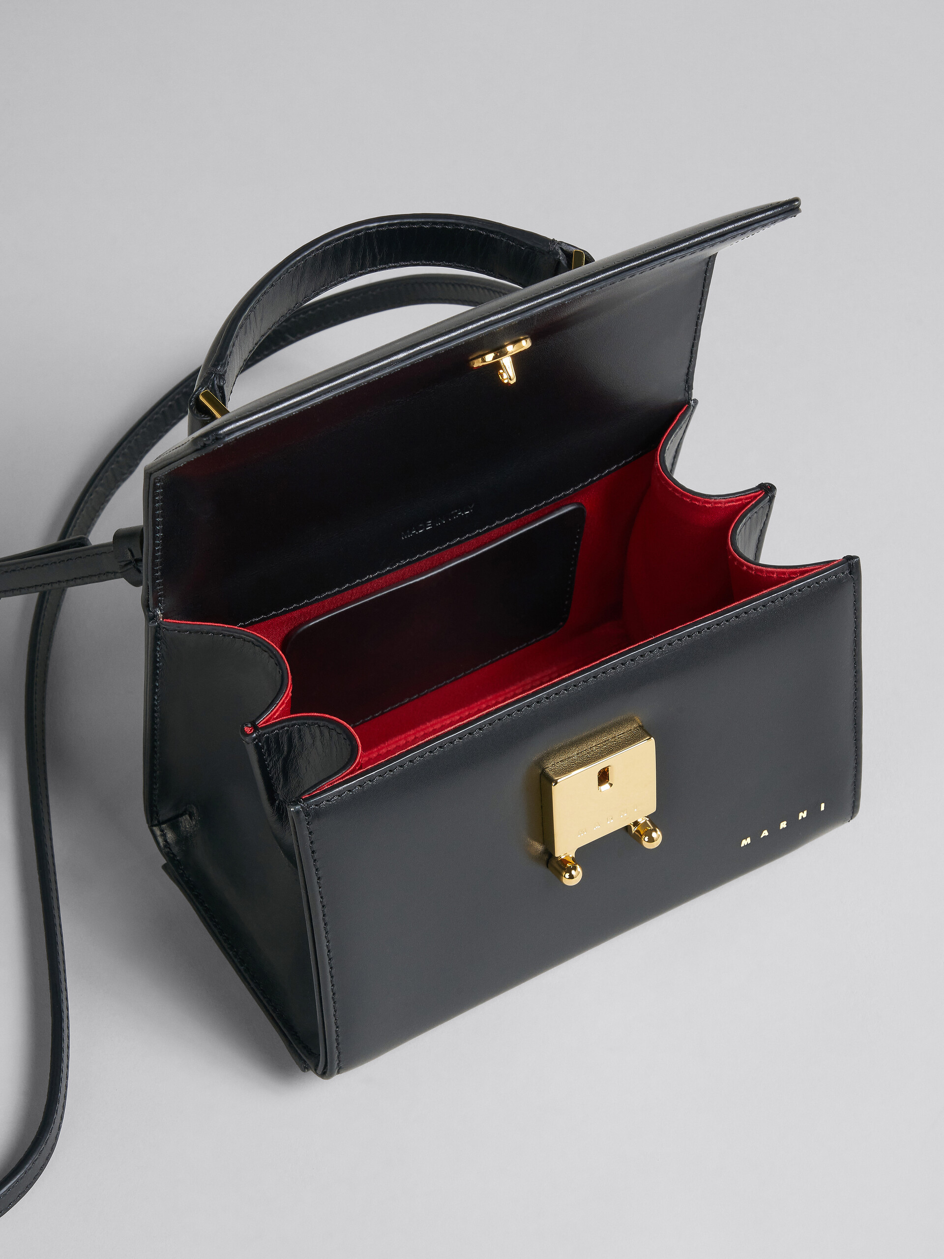 Relativity Mini Bag in black leather - Handbags - Image 4