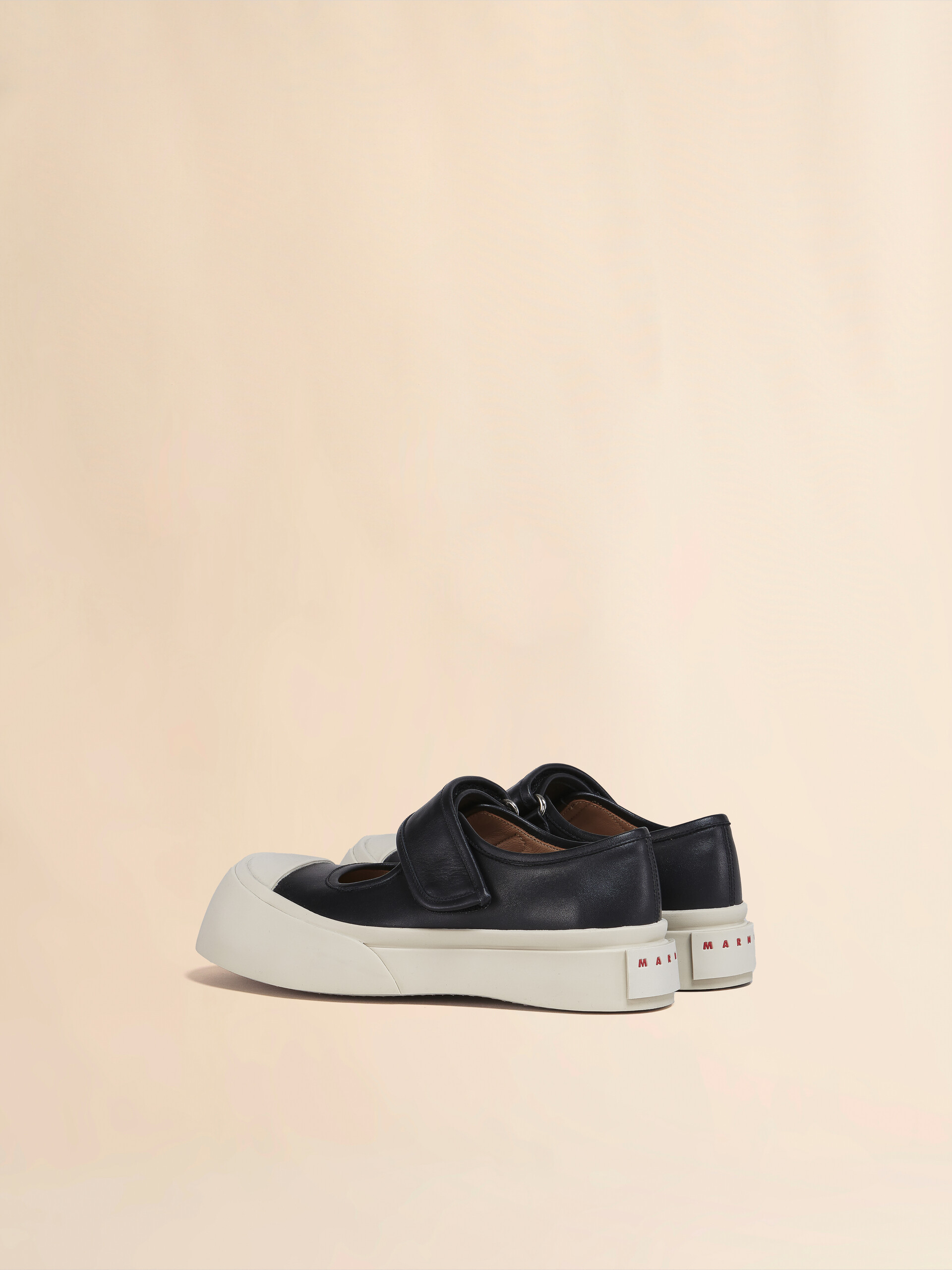 Sneakers Mary Jane en cuir nappa bleu clair - Sneakers - Image 3