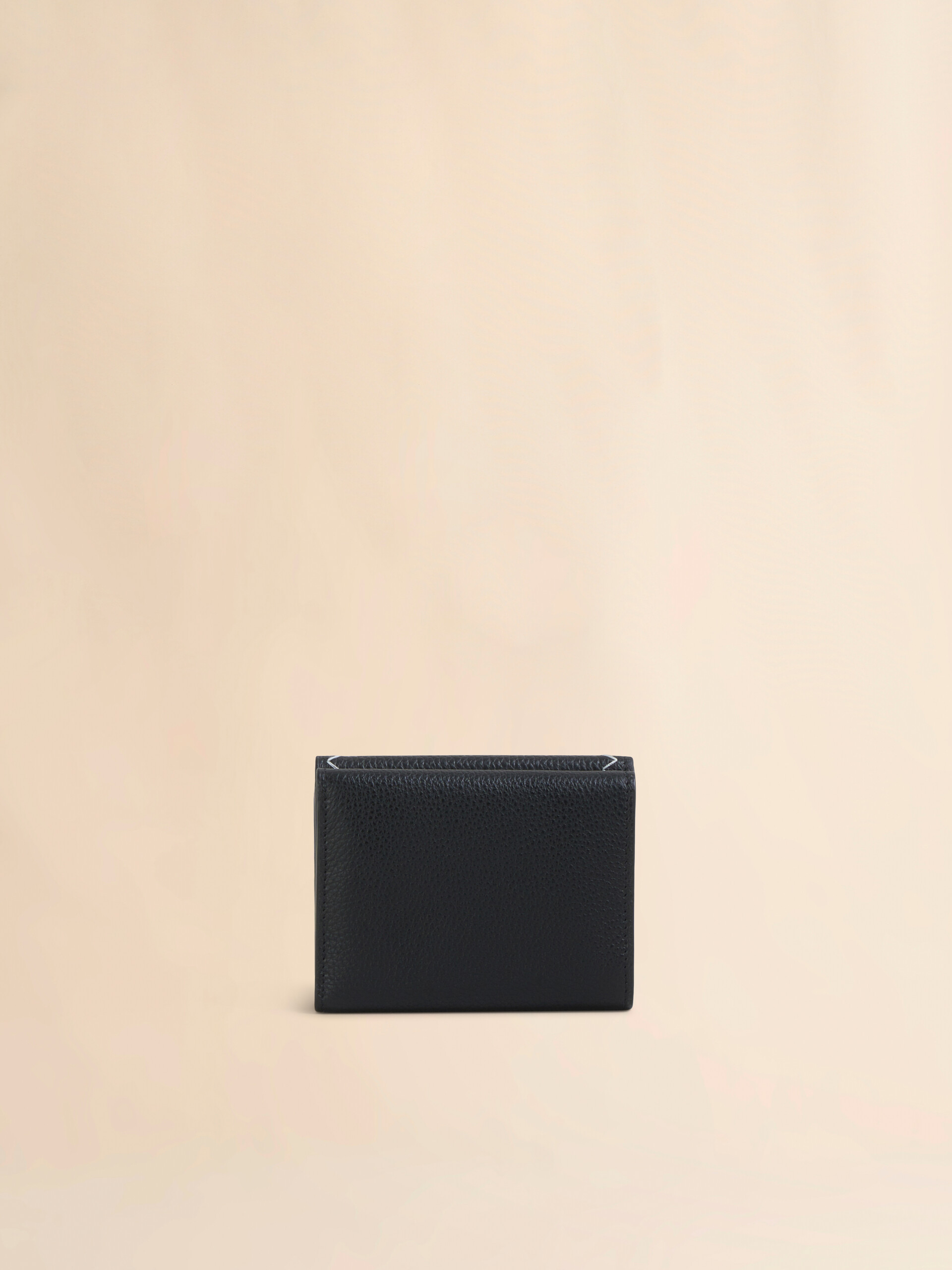 Light blue leather trifold wallet with Marni Mending embroidery - Wallets - Image 3