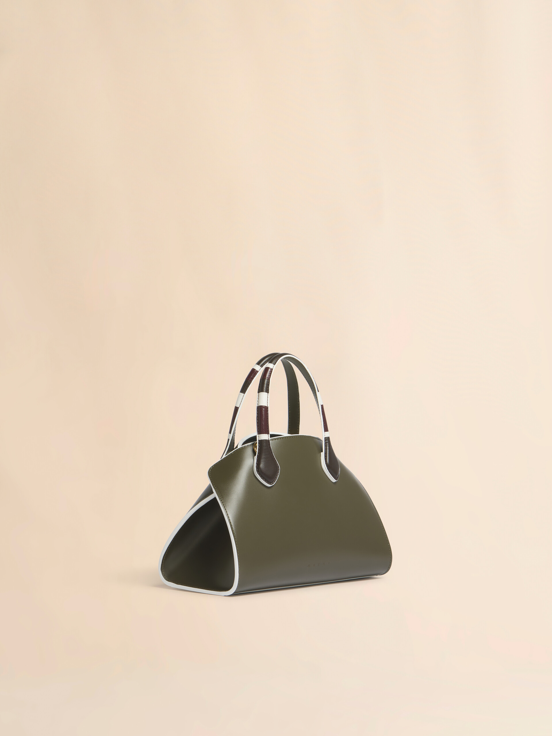 Black leather Overlap small handbag - Handbags - Image 6