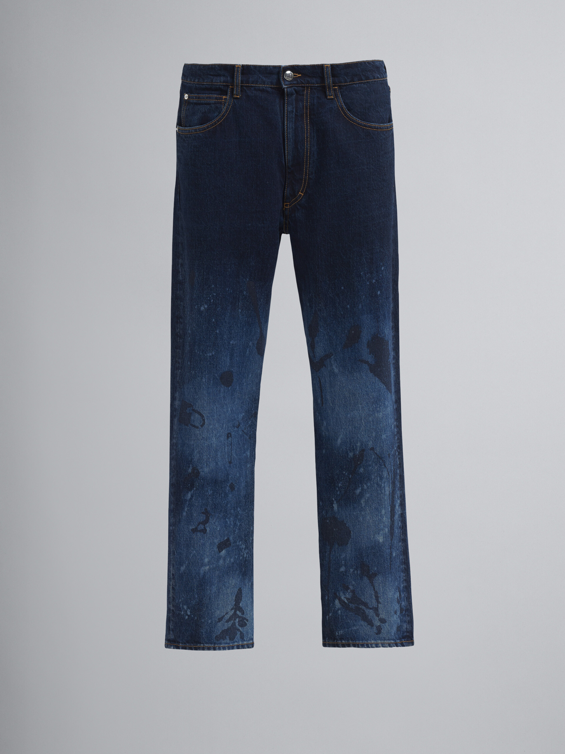 Lucky Charms print denim trousers - Pants - Image 1