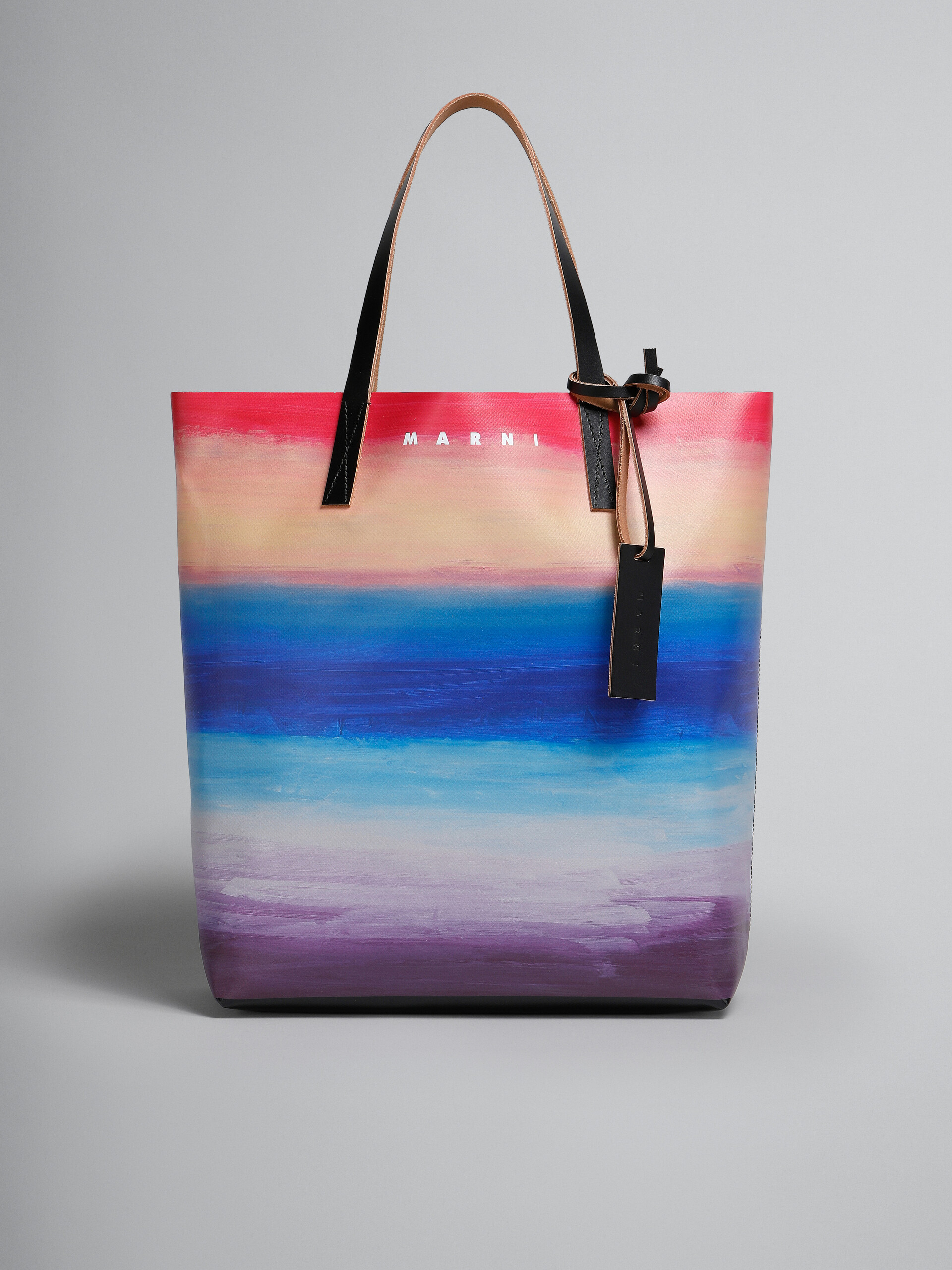 Tribeca shopping bag with Dark Side of the Moon print - Shopping Bags - Image 1