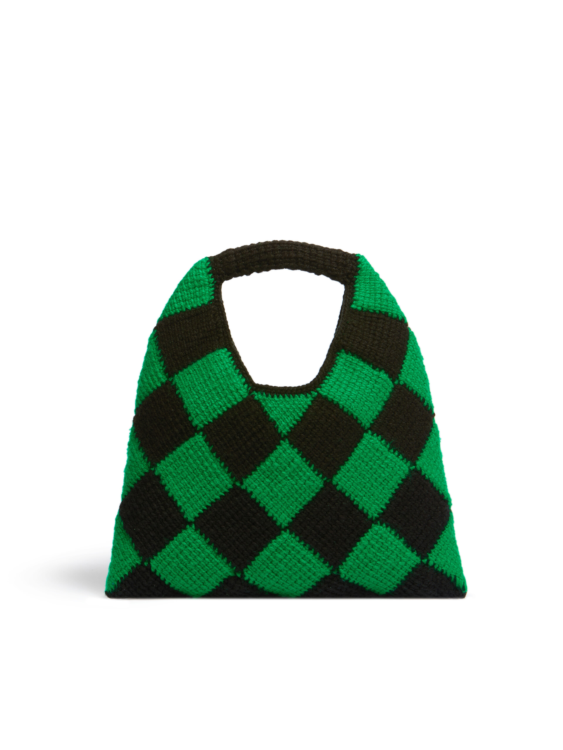 ブルー&ブラウン MARNI MARKET DIAMOND テックウールバッグ ミディアム - ハンドバッグ - Image 3