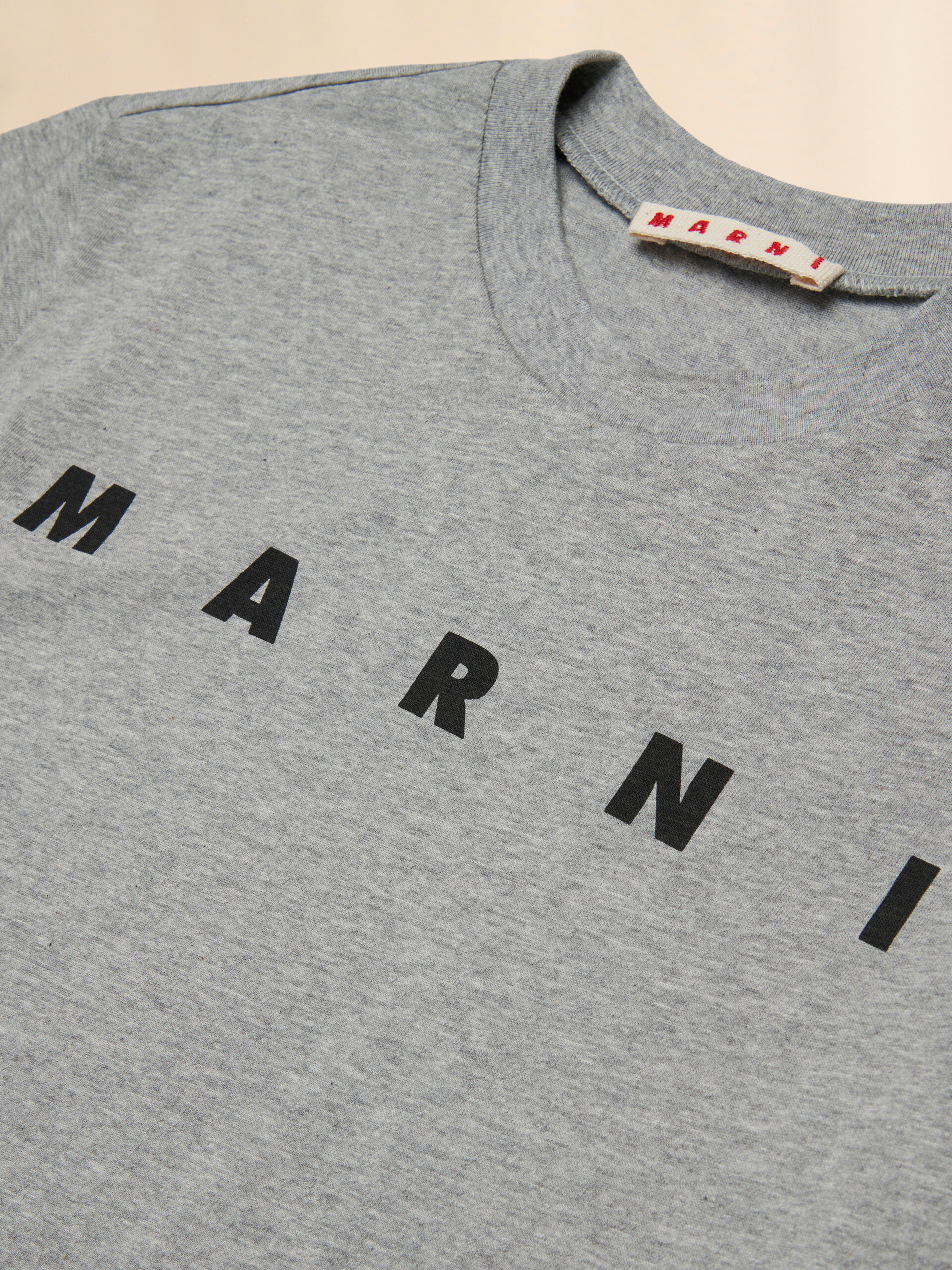 ロゴ入りコットンTシャツ オフホワイト - Tシャツ - Image 4