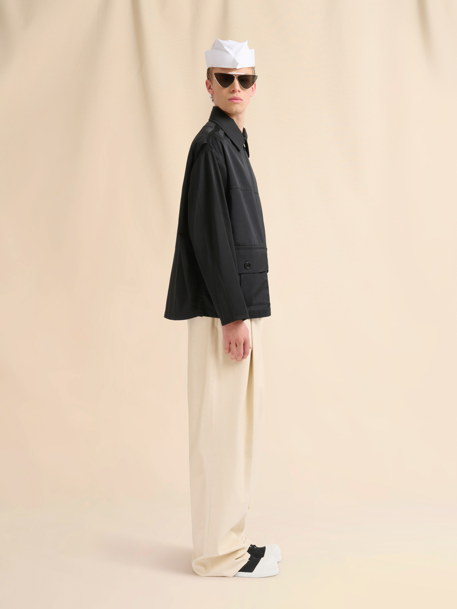 Black water-repellent taffeta jacket - Jackets - Image 6